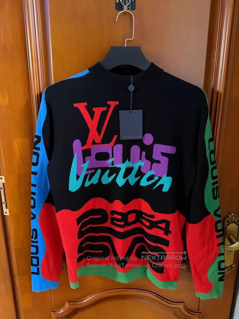 Louis Vuitton Louis Vuitton Color-block logo sweater Size US S / EU 44-46 / 1 - 1 Thumbnail