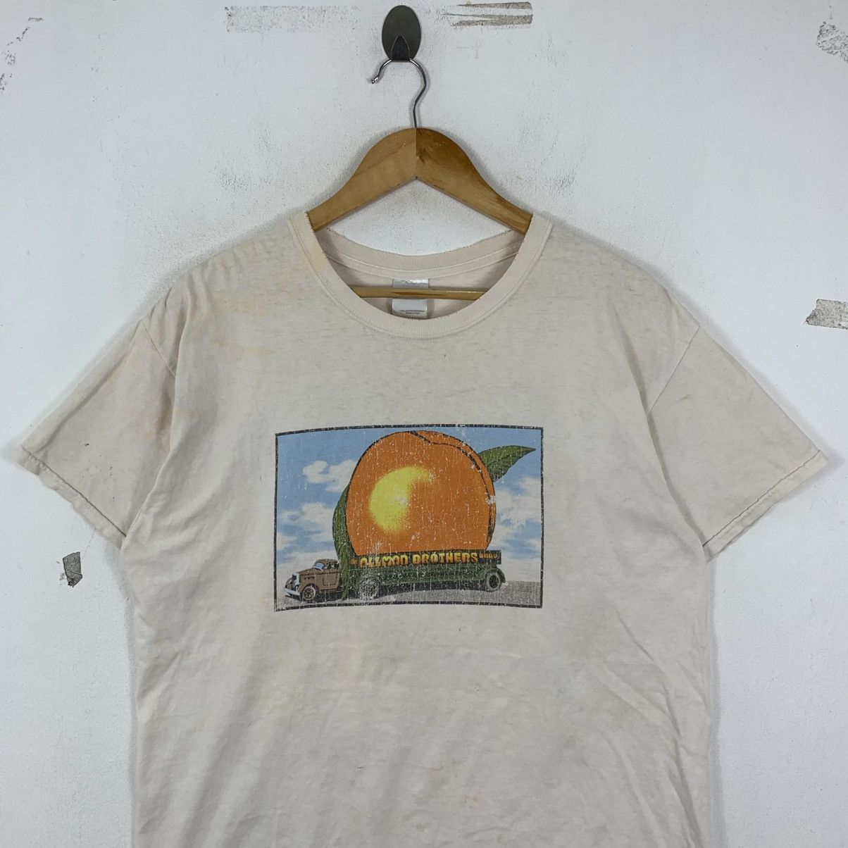 Vintage Vintage Y2K THE ALLMAN BROTHERS Summer Jam Band Tshirt Size US L / EU 52-54 / 3 - 5 Thumbnail