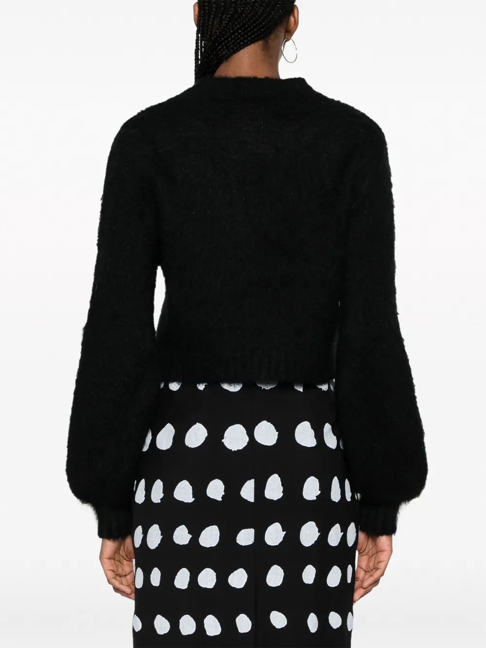 Marni o1y1125 Crewneck Sweater in Black Size M / US 6-8 / IT 42-44 - 4 Thumbnail