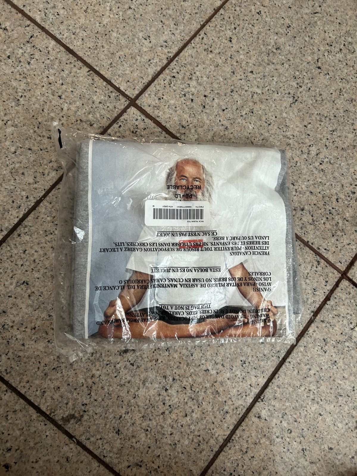 Supreme Supreme Rick Rubin Tee Heather Grey Size US M / EU 48-50 / 2 - 2 Thumbnail