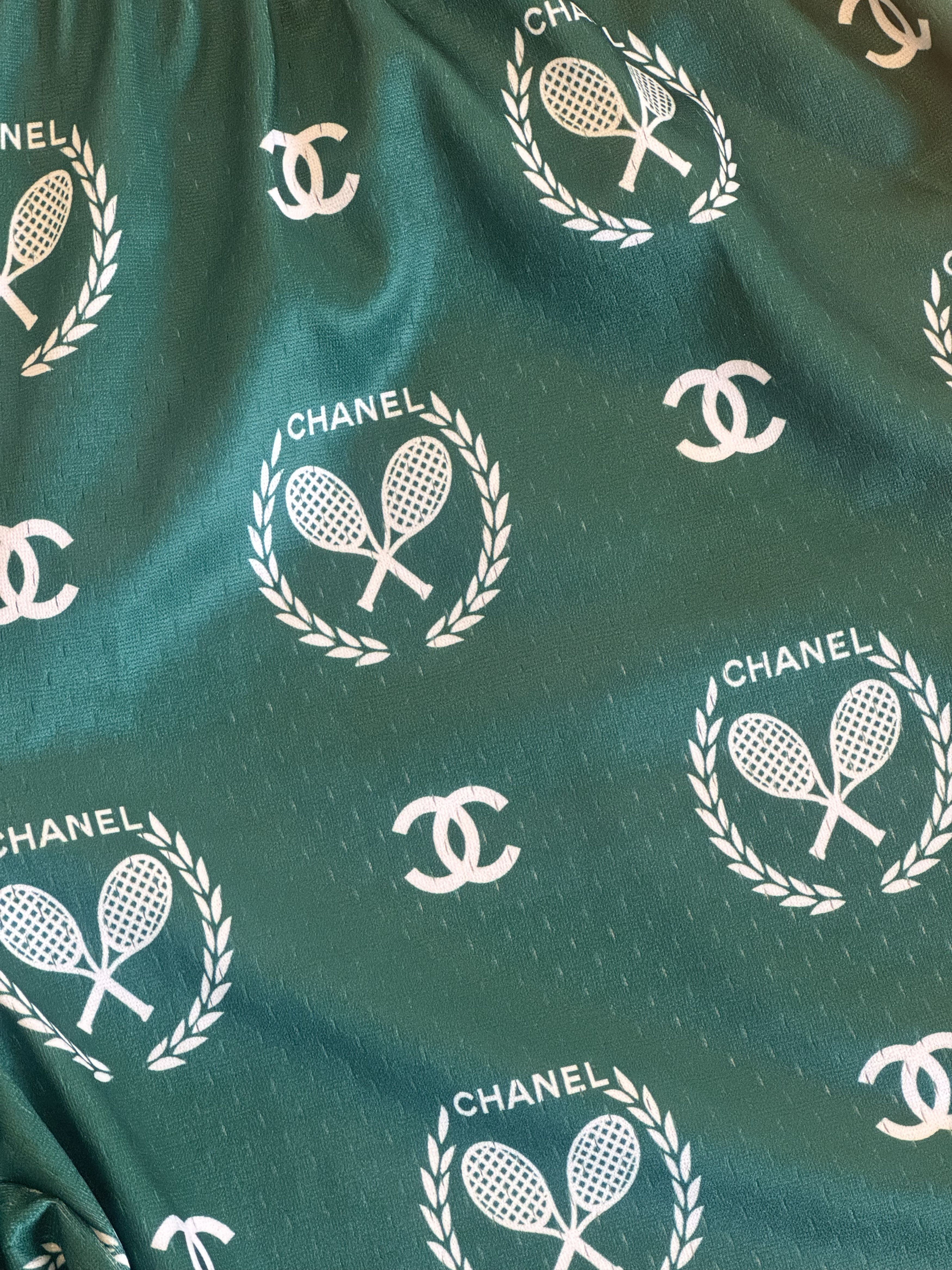 Bravest Studios Bravest Studios Chanel Tennis Shorts Green Size L Size US 34 / EU 50 - 2 Thumbnail