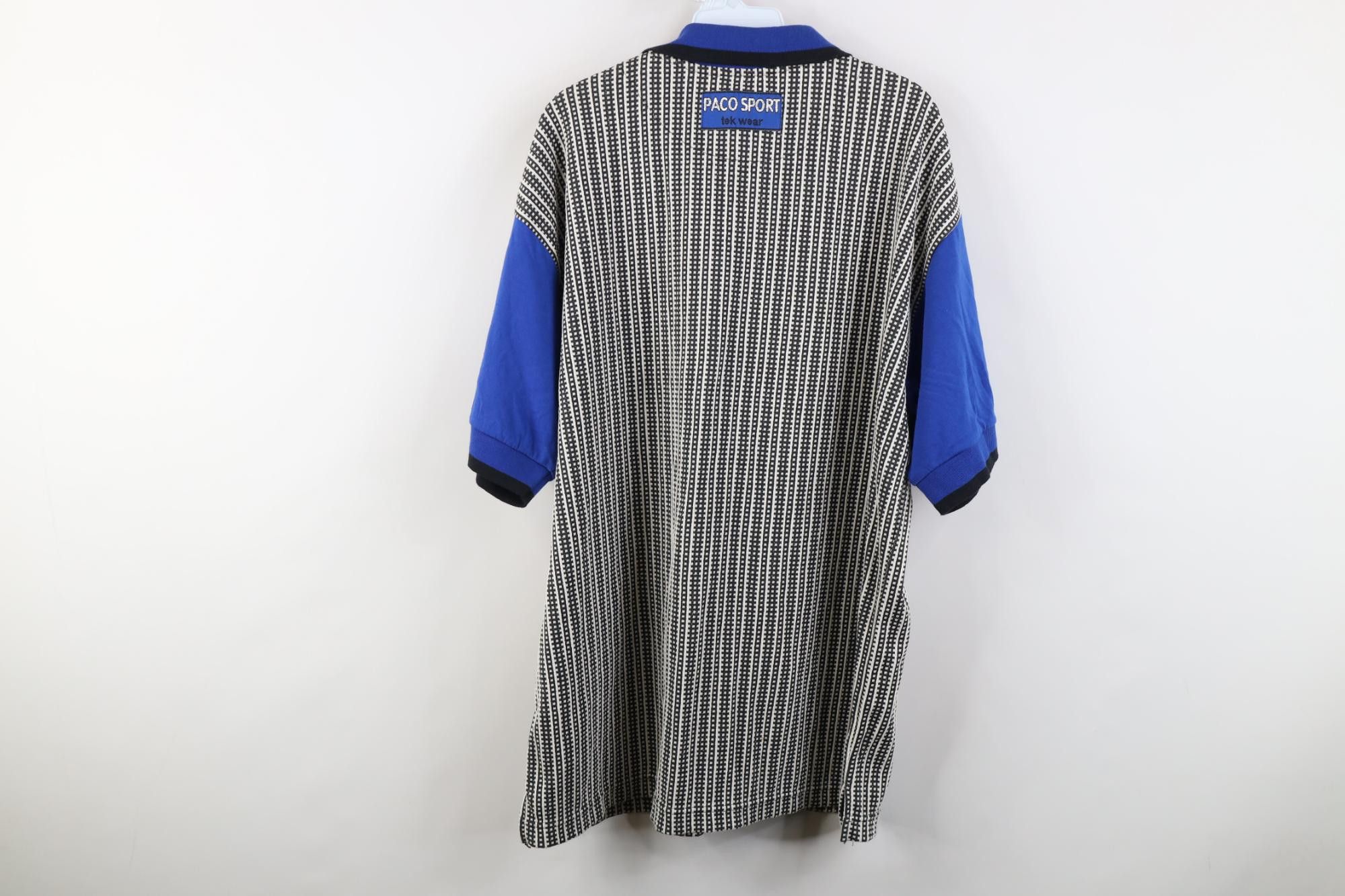 Vintage Deadstock Vintage 90s Streetwear 1/4 Zip Baggy Polo Shirt Size US L / EU 52-54 / 3 - 11 Thumbnail