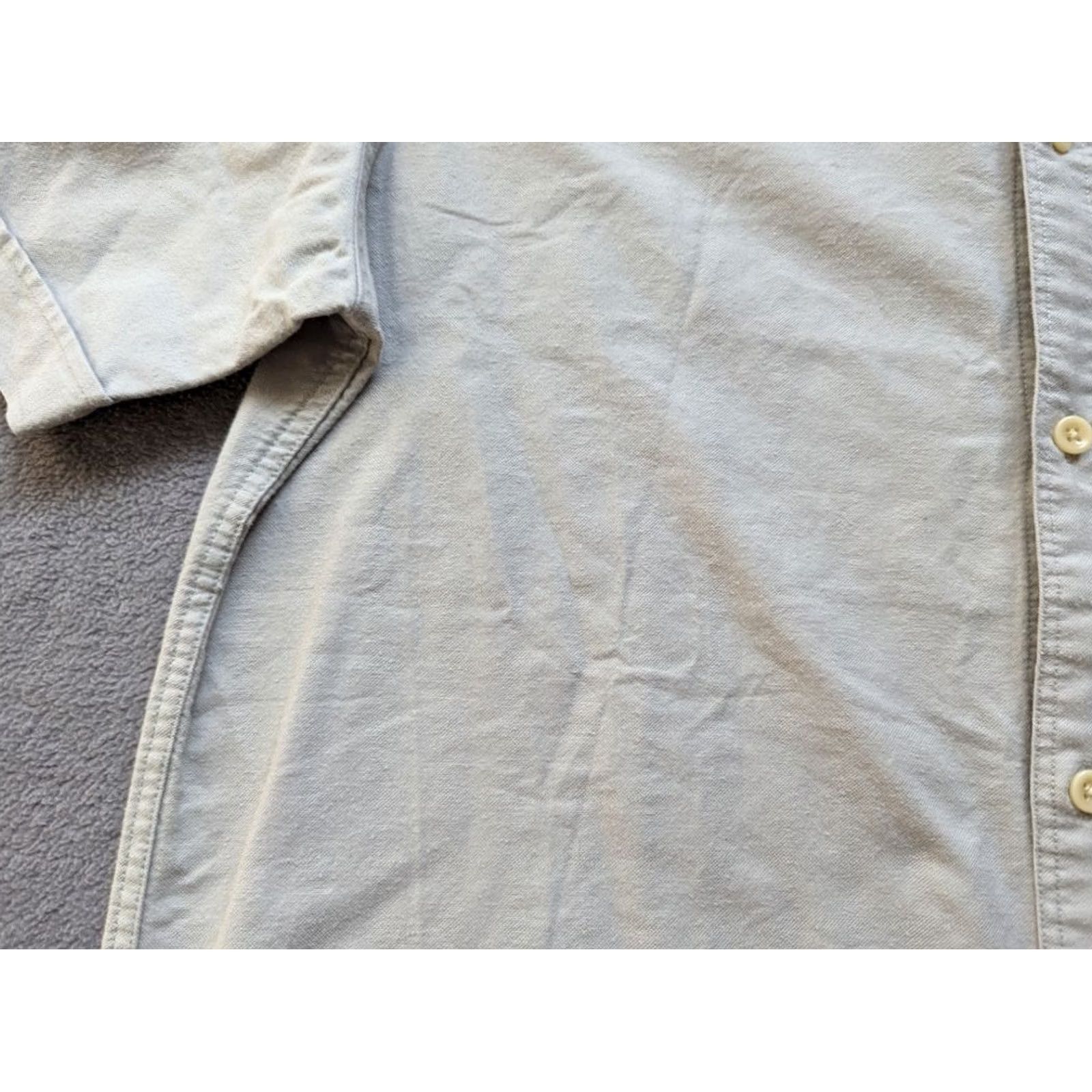 Allsaints ALLSAINTS Button-Up Shirt Mens M Light Gray Short Sleeve Shirt Mens M Gray Short Sleeve Shirt AllSaints Button-Up Mens Shirt Size US M / EU 48-50 / 2 - 6 Thumbnail