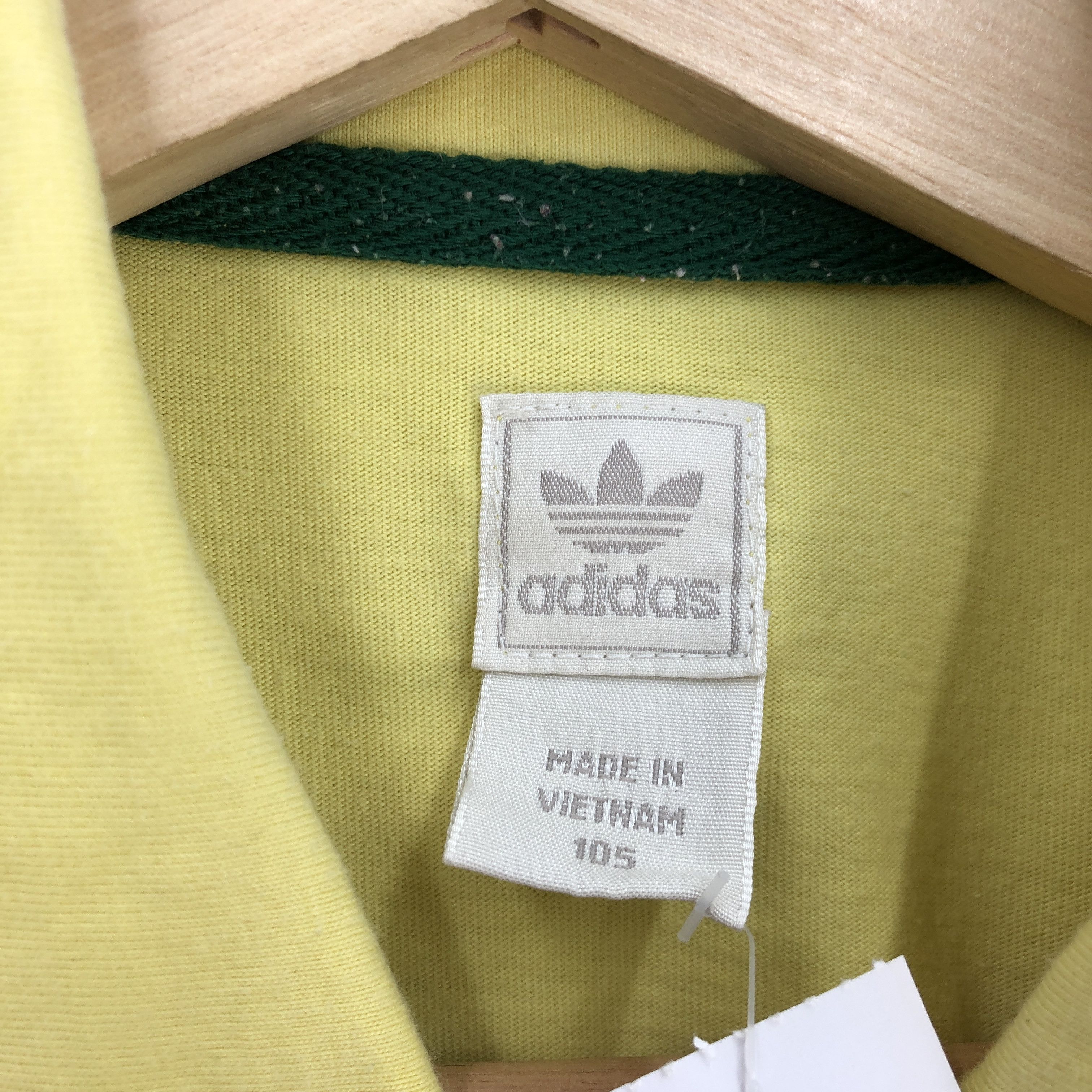 Adidas Vintage 90s Adidas Tshirt Adidas Trefoil Polo Tees Size US M / EU 48-50 / 2 - 5 Thumbnail