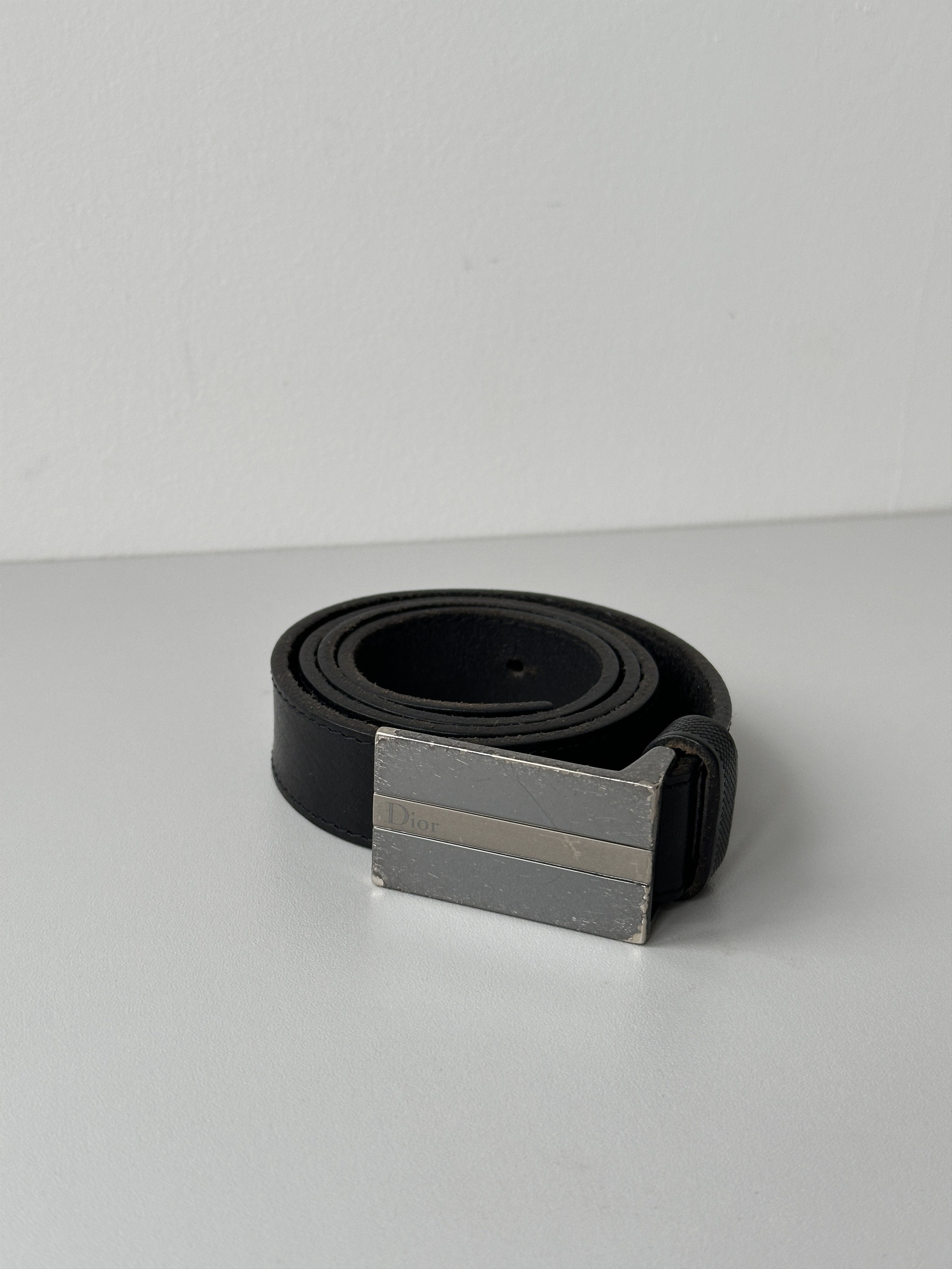 Christian Dior Monsieur Christian Dior Monsieur Leather Belt Size ONE SIZE - 1 Thumbnail