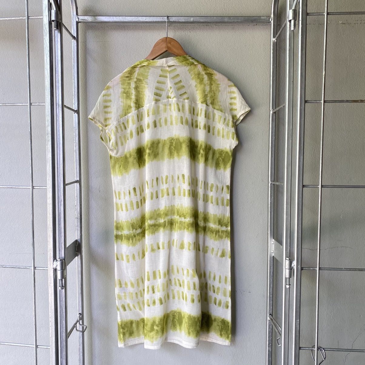 Issey Miyake Plantation Light Green Breeze Dress Size M / US 6-8 / IT 42-44 - 21 Thumbnail