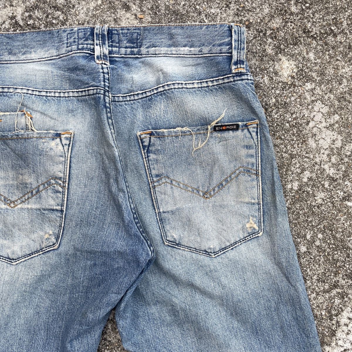 Energie Vintage Stevenson Energie Distressed Denim Jeans Size US 33 - 10 Thumbnail