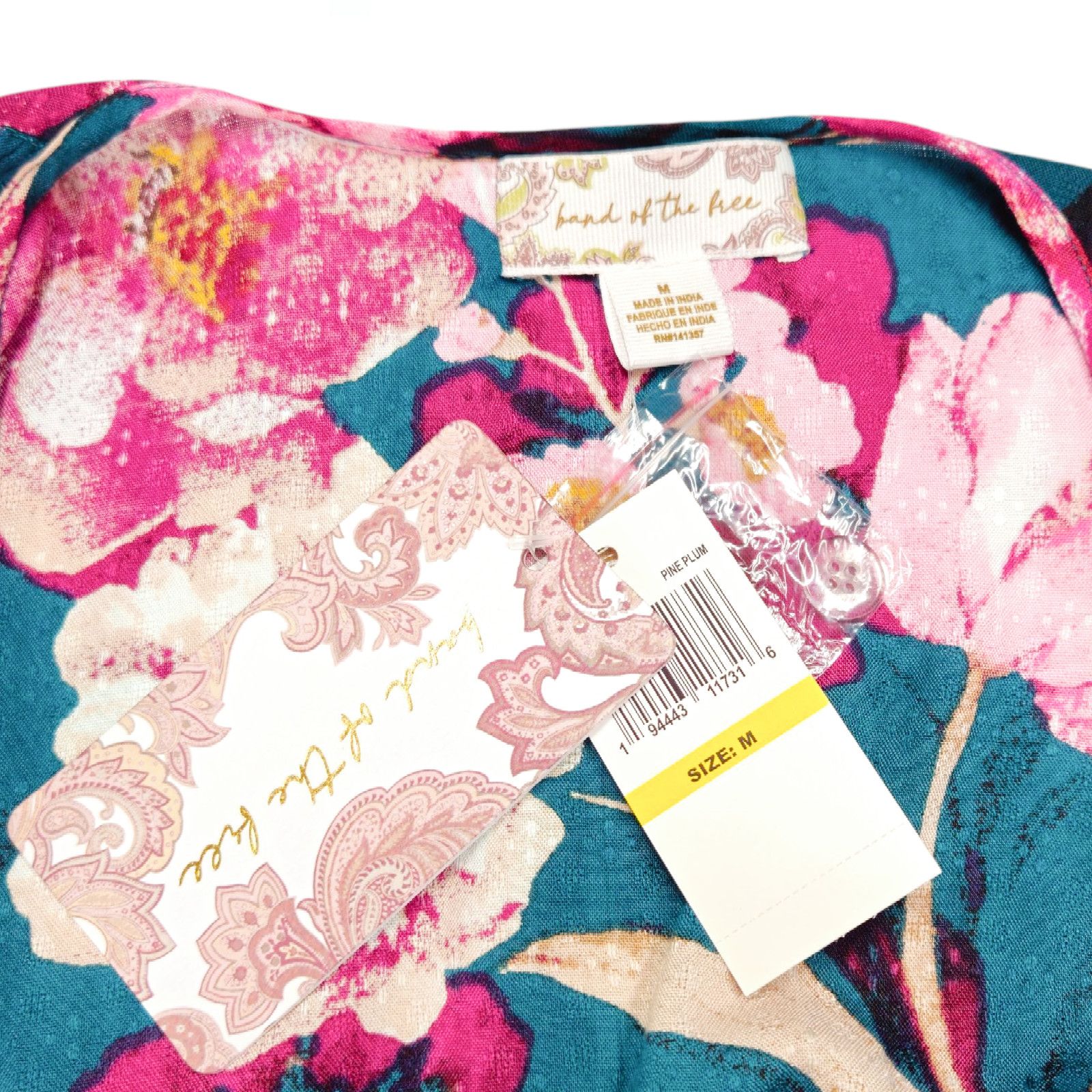 Other NWT Band of the Free Floral Wrap Maxi Dress M [8-10] Boho Size M / US 6-8 / IT 42-44 - 5 Thumbnail