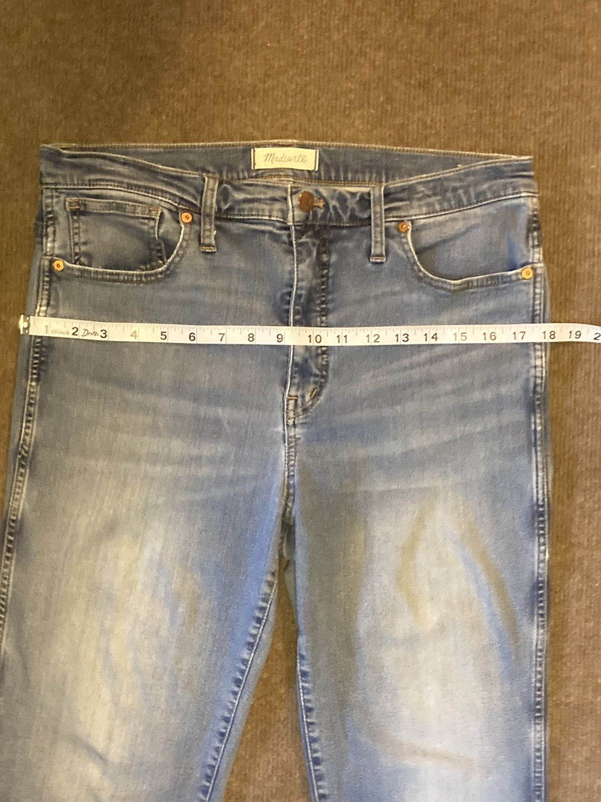 Madewell Madewell Stovepipe High-Rise Jeans, Sz 31 Dearham Wash Size 31" - 10 Thumbnail