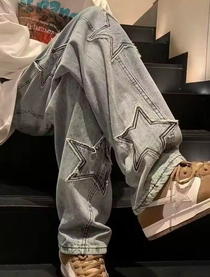 Japanese Brand Star Denim Pant Size US 35 - 2 Thumbnail