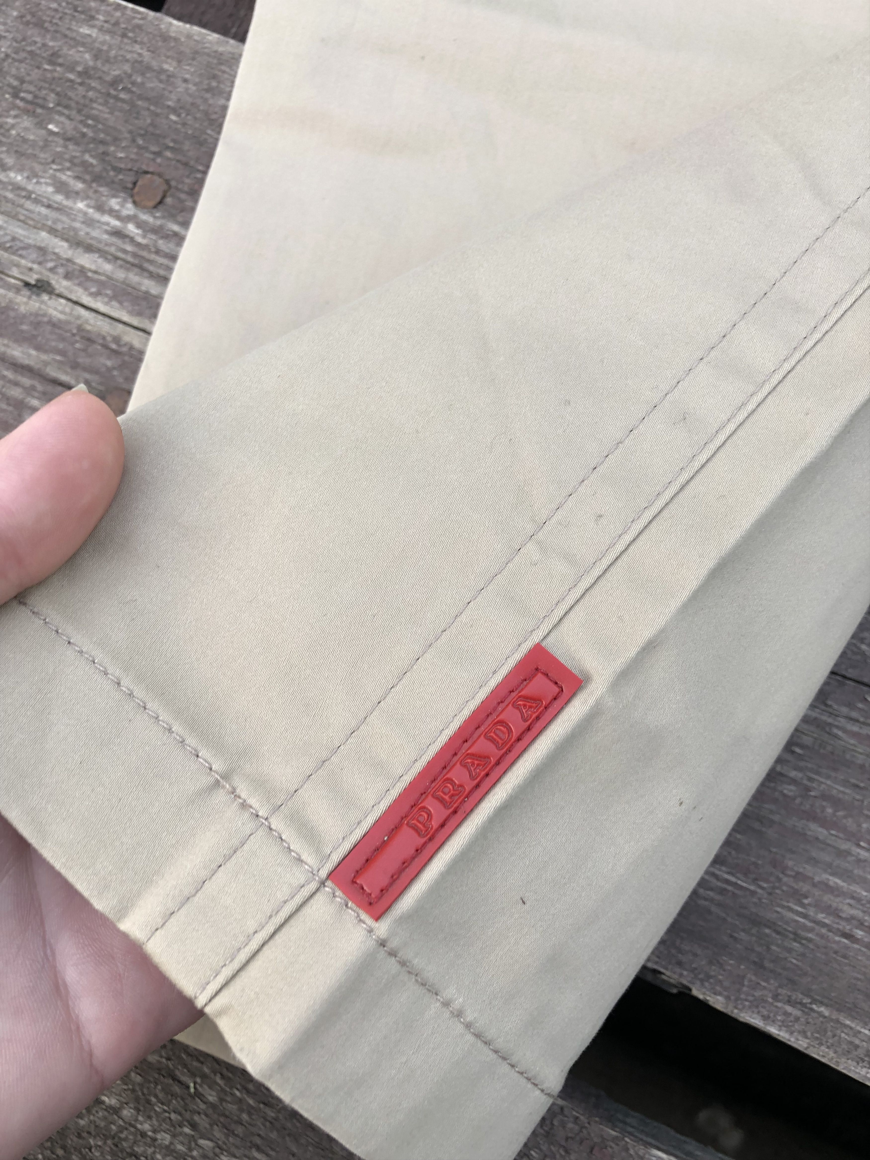 Prada Vintage Prada Raso Stretch Cropped Pants Red Label Size 46 Size 32" / US 10 / IT 46 - 25 Thumbnail