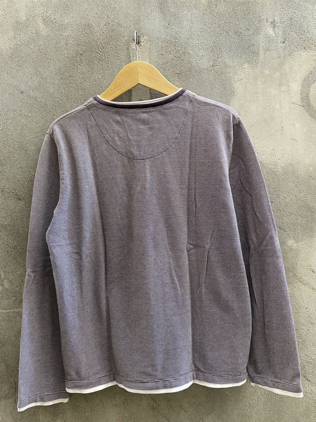 Beauty Beast × If Six Was Nine × Le Grande Bleu (L.G.B.) 2000s Field/Dream Double layer long-sleeved T-shirt Size US L / EU 52-54 / 3 - 12 Thumbnail