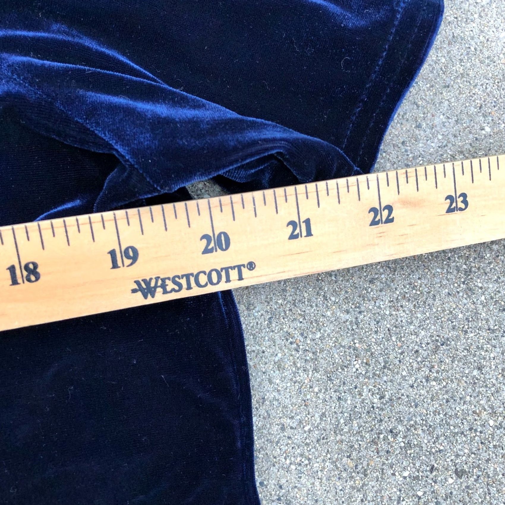 Velour VTG 90s KATHY IRELAND Velour T Shirt Blouse Top XL Women's Blue Shirt Womens Size XL / US 12-14 / IT 48-50 - 5 Thumbnail