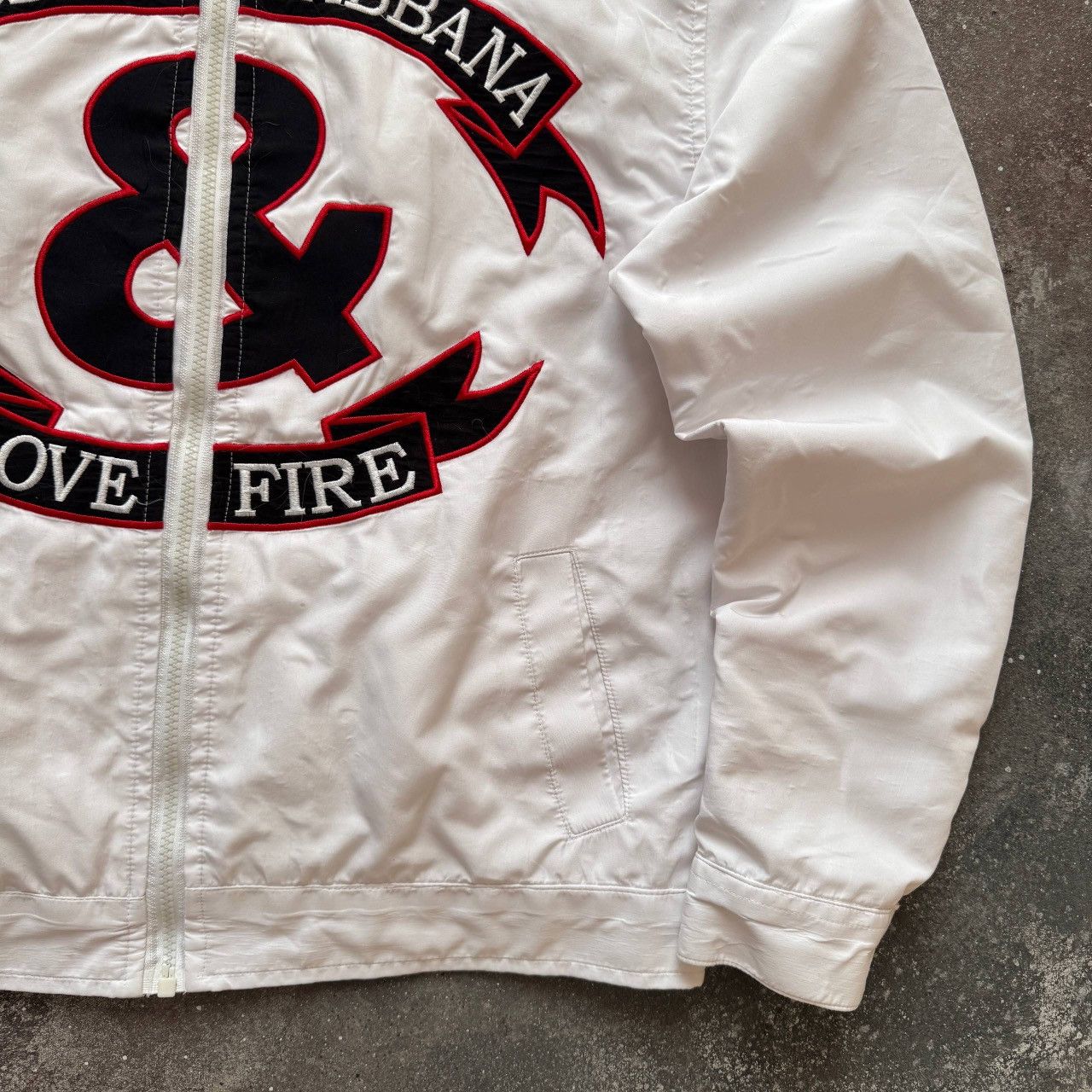 Vintage D&G Vintage Big Logo Zip Jacket Size US L / EU 52-54 / 3 - 8 Thumbnail