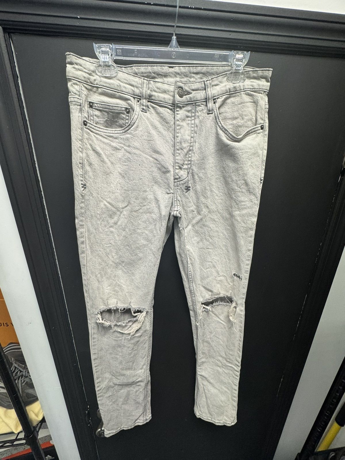 Ksubi Ksubi Chitch Pluto Trashed Grey Size US 32 / EU 48 - 1 Thumbnail
