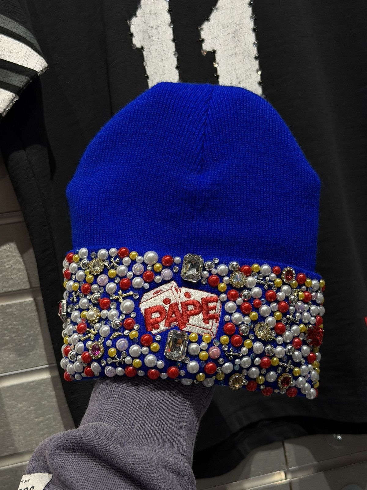 Other PAPE Stone Beanie Crystal Brand New Size ONE SIZE - 3 Thumbnail