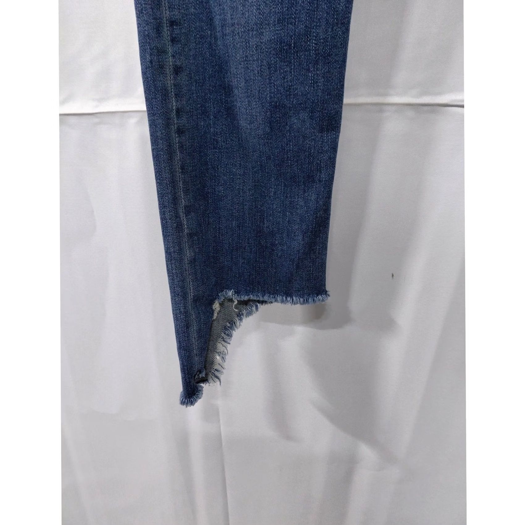Paige PAIGE Blue Denim Jeans Women Solid Slim Size 26 Size 26" / US 2 / IT 38 - 4 Thumbnail
