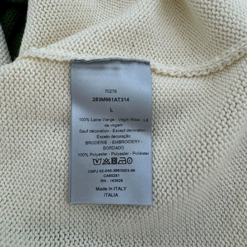 Dior Dior New Little Devil Printed Beige Knitted Sweater Size US L / EU 52-54 / 3 - 5 Thumbnail