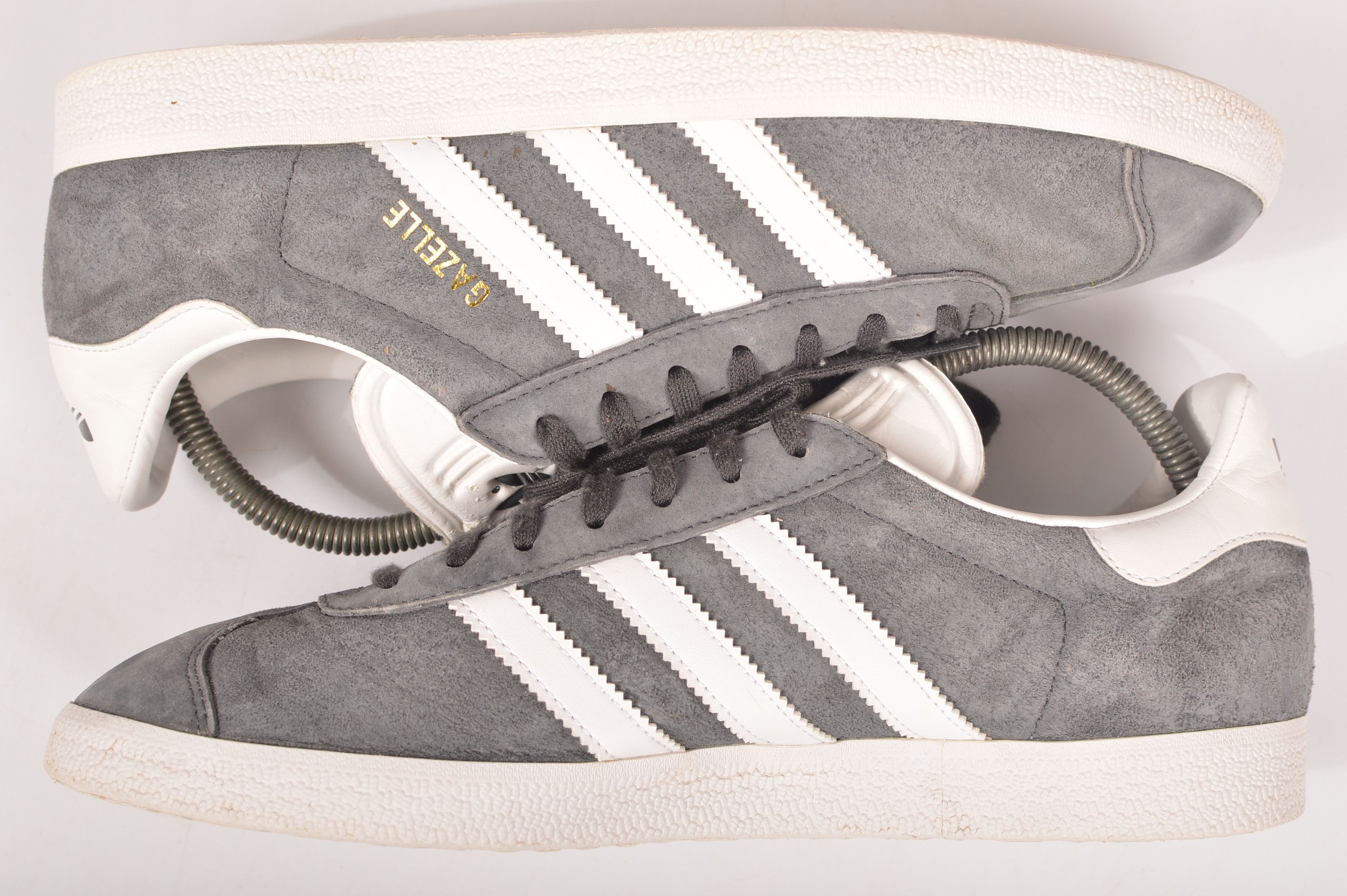 Adidas Adidas Gazelle Solid Grey Low-Top Sneakers Size US 9.5 / EU 42-43 - 5 Thumbnail