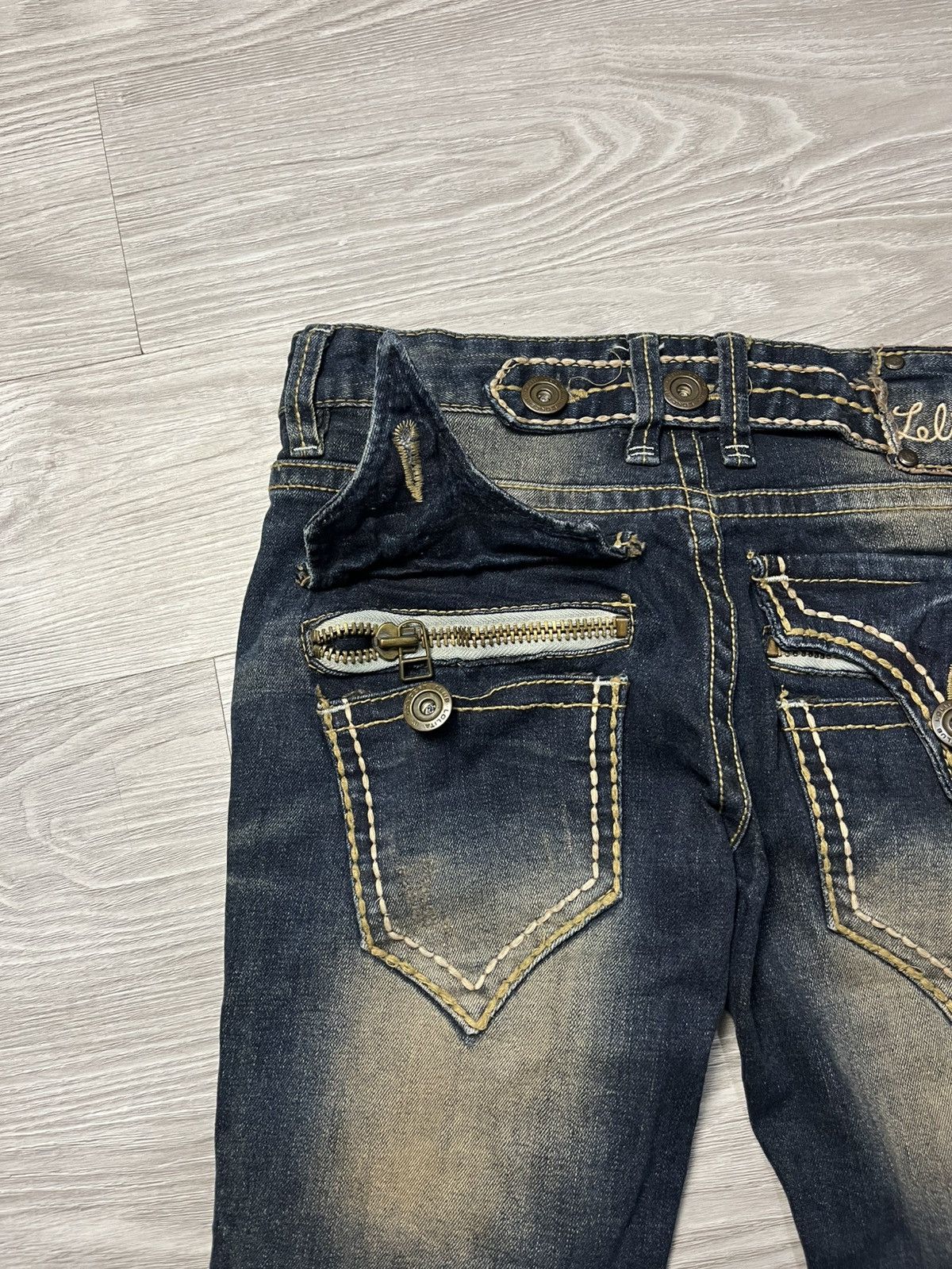 Hysteric Glamour Y2k Lolita ifsixwasnine Faded Flare Jeans Size 30" / US 8 / IT 44 - 15 Thumbnail