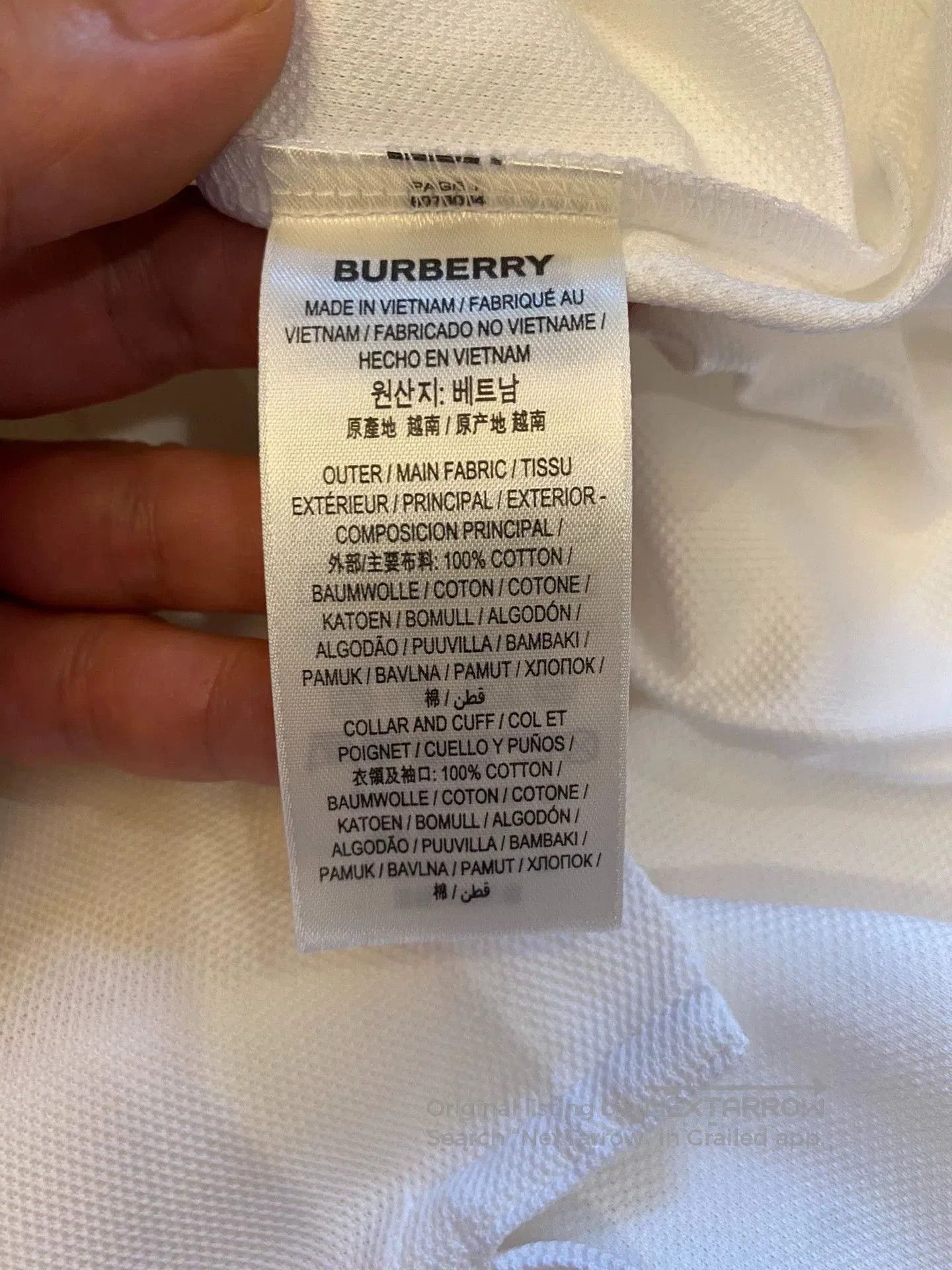 Burberry White Short. Size US L / EU 52-54 / 3 - 8 Thumbnail