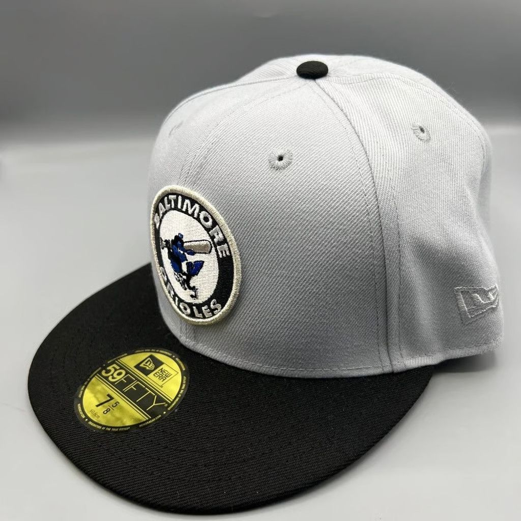 New Era Baltimore Orioles Hat Men 7 5/8 59Fifty New Era Fitted Cap Size ONE SIZE - 3 Thumbnail