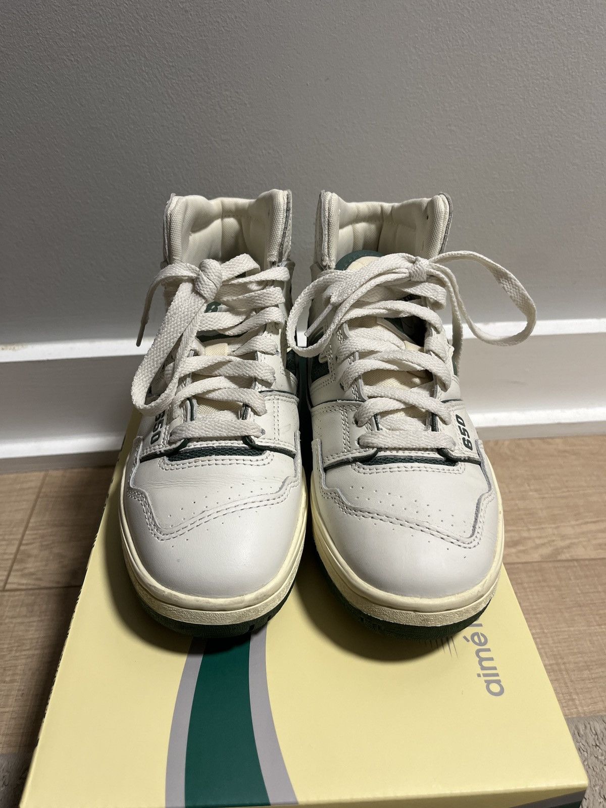 New Balance ALD / New Balance 650R “White Green” Size US 5 / EU 37 - 3 Thumbnail