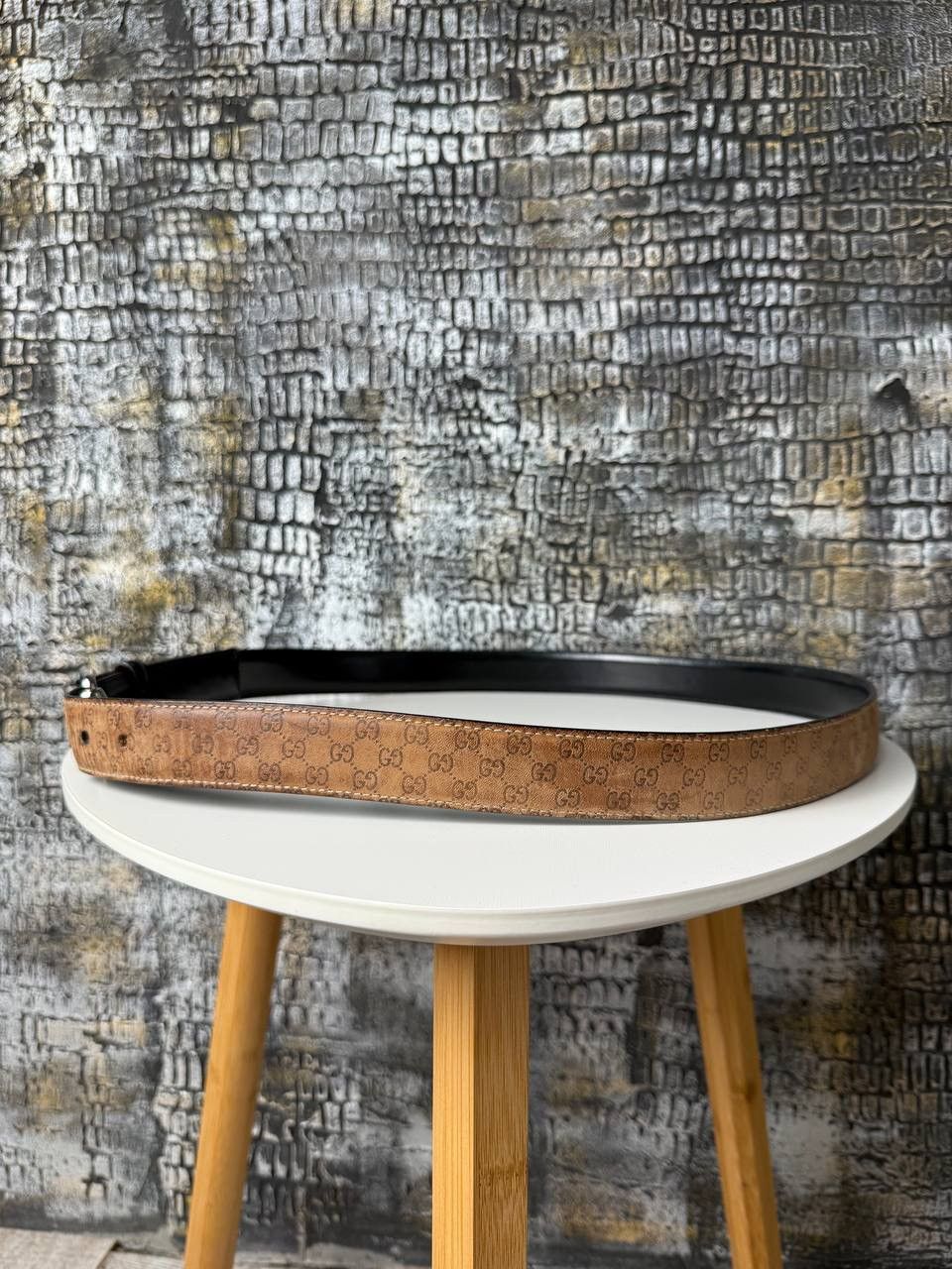 Gucci Leather Gucci monogram belt y2k oldmoney Size ONE SIZE - 11 Thumbnail