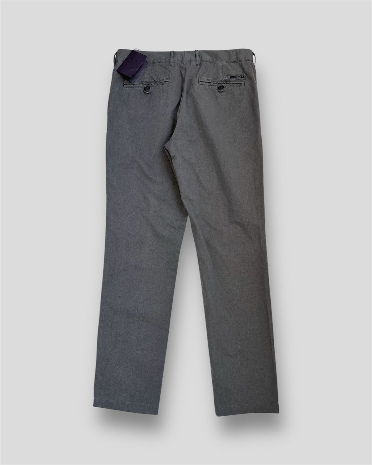 Prada *NEW* PRADA FW 2011 Washed Nylon Gray Pants Vintage wool Size US 32 / EU 48 - 3 Thumbnail