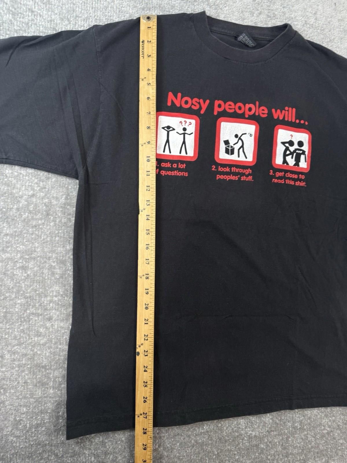Vintage Vintage 90s Statement Comedy Funny T-Shirt Large XL Size US XL / EU 56 / 4 - 5 Thumbnail
