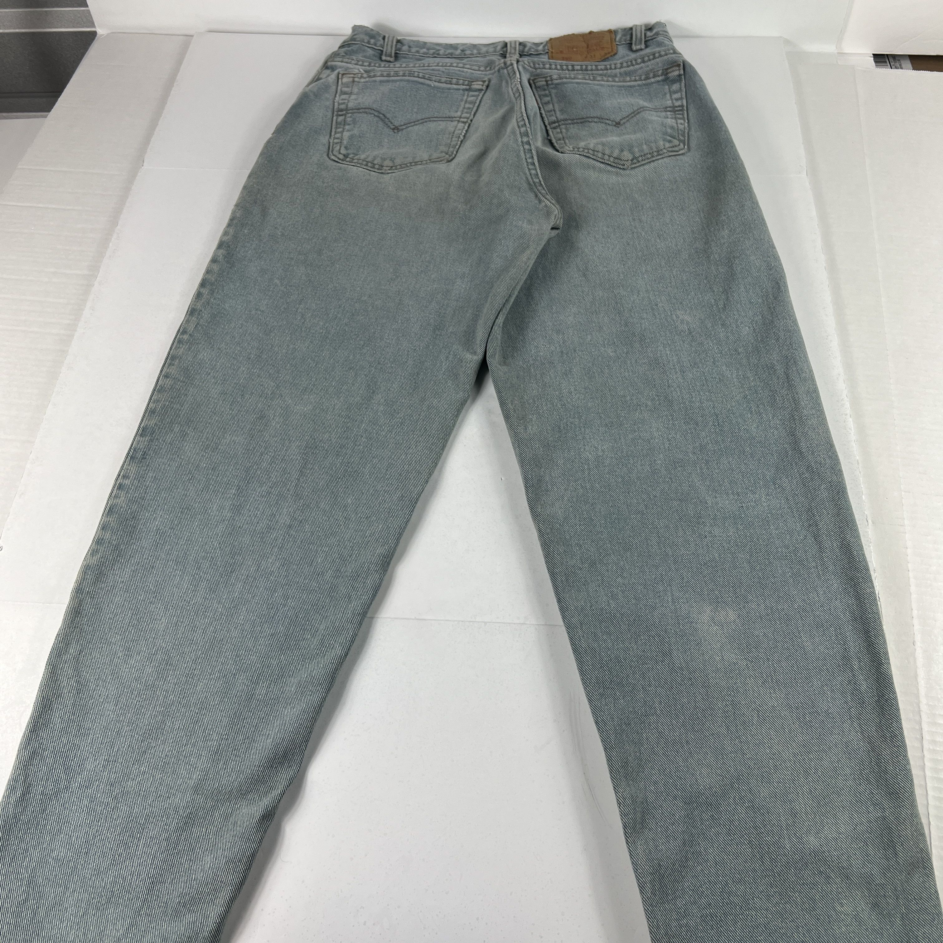 Levi's × Vintage VTG Levi's Jeans 560 Loose Fit Tapered Green Faded Denim Size US 33 - 9 Thumbnail