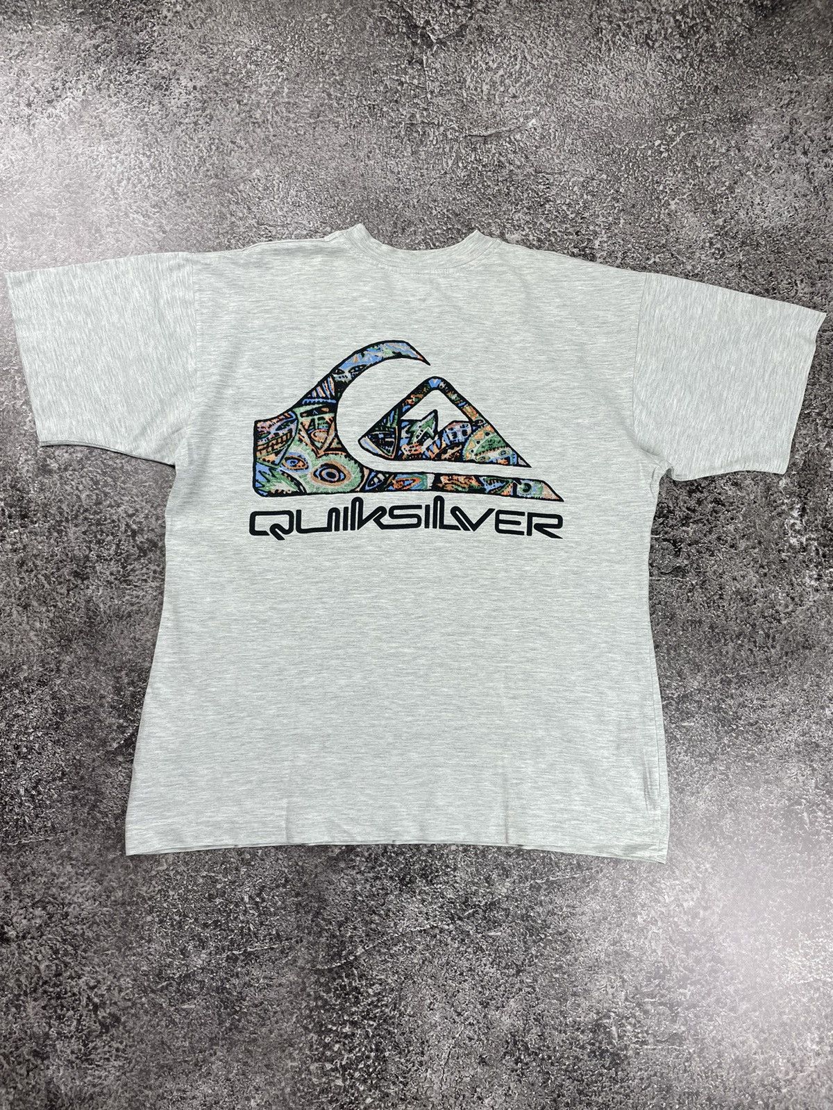 Quiksilver × Vintage Vintage Quiksilver Big Logo Tee T shirt Size US XL / EU 56 / 4 - 1 Thumbnail