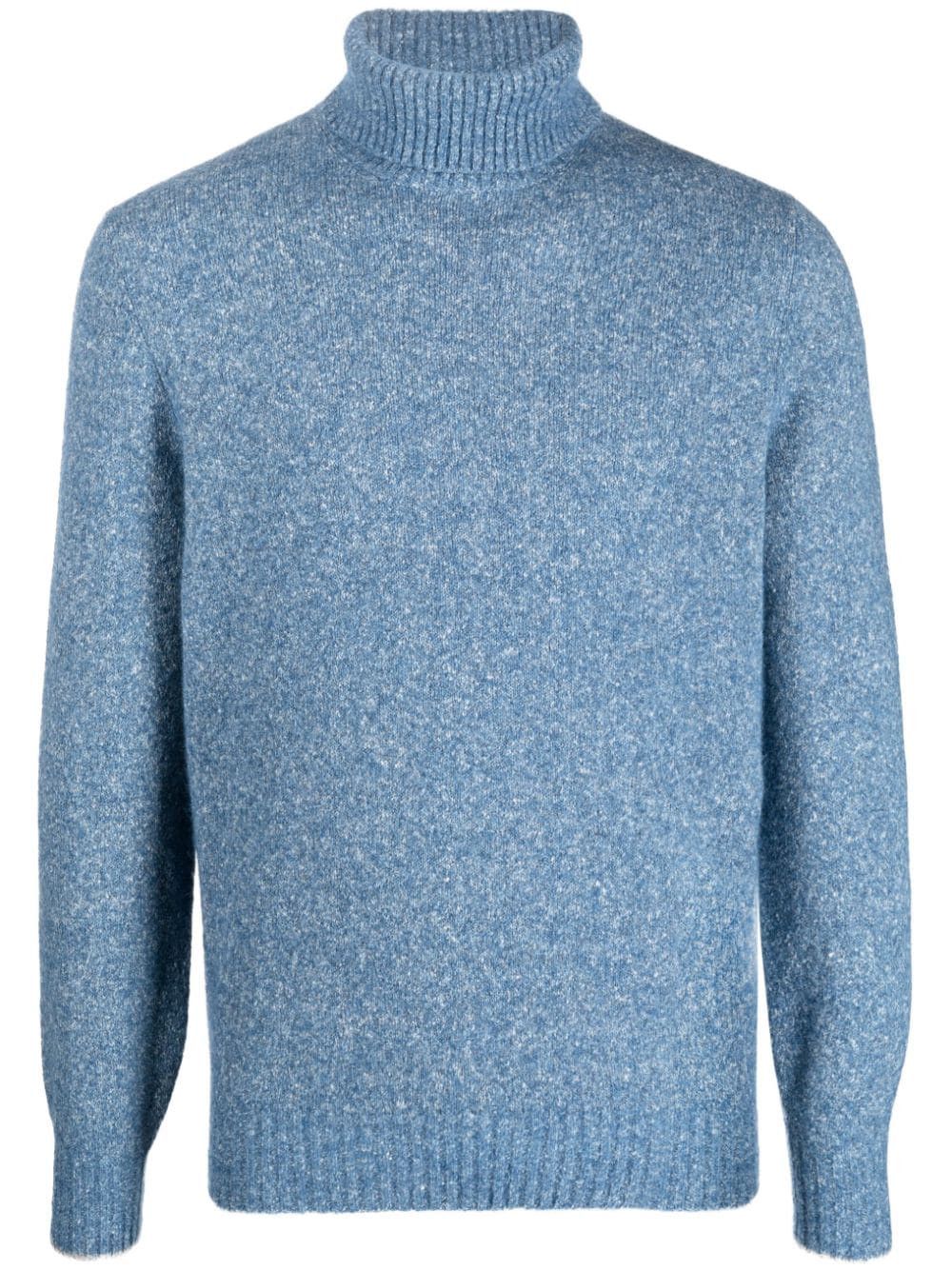 Brunello Cucinelli o1w1db10924 Turtleneck in Light Blue Size US XS / EU 42 / 0 - 1 Thumbnail