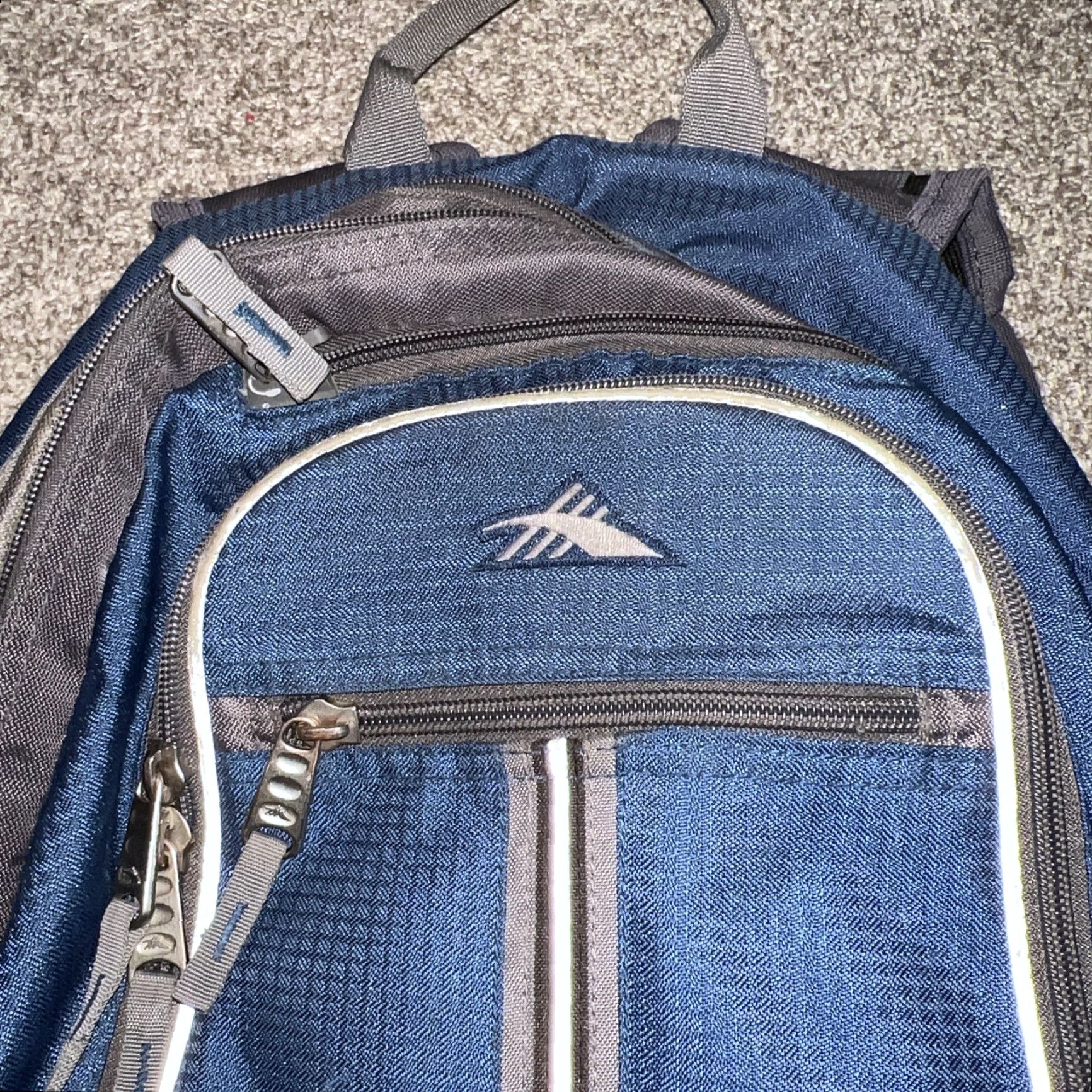 High Sierra High Sierra Backpack Men's Large Blue 5 Pocket Cup Holders Backpack Size ONE SIZE - 3 Thumbnail