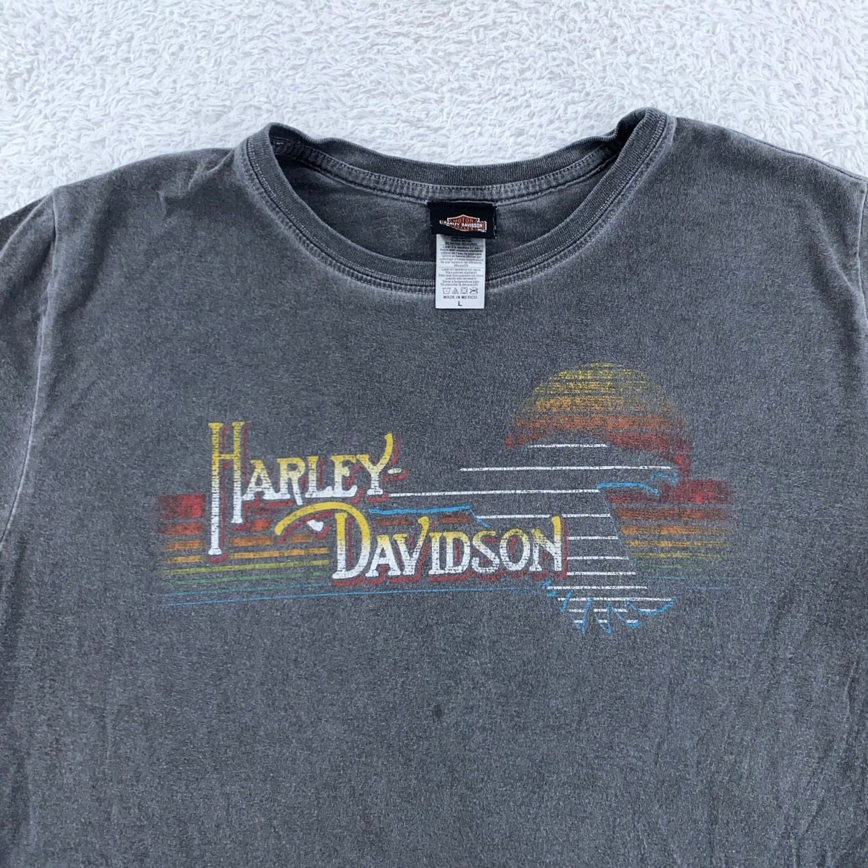 Harley Davidson Harley-Davidson Shirt Mens L Gray Crew Neck Graphic Print Short Sleeve 2980 Tennessee Biker Motorcycle Tee Size US L / EU 52-54 / 3 - 2 Thumbnail