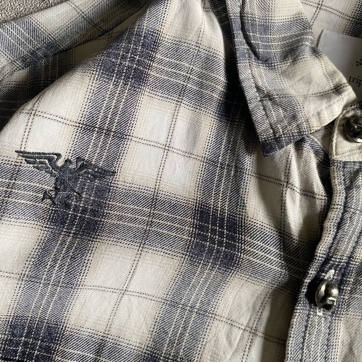 PPFM Japanese Ego Tripping Skull Button Plaid Size US M / EU 48-50 / 2 - 4 Thumbnail