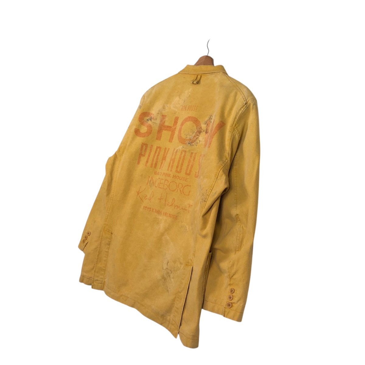 Japanese Brand × Vintage Vintage Chore Worker Jacket Karl Helmut Blanket IsseyMiyake Size US M / EU 48-50 / 2 - 11 Thumbnail