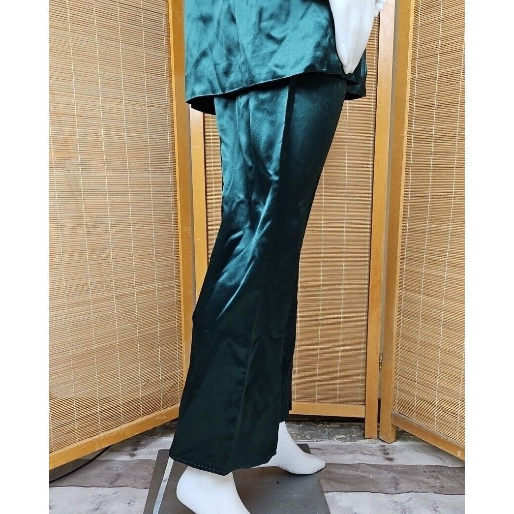 Other Lattelier Pant Suit Womens M Tie Waist Tuxedo Blazer Satin G Size M / US 6-8 / IT 42-44 - 4 Thumbnail