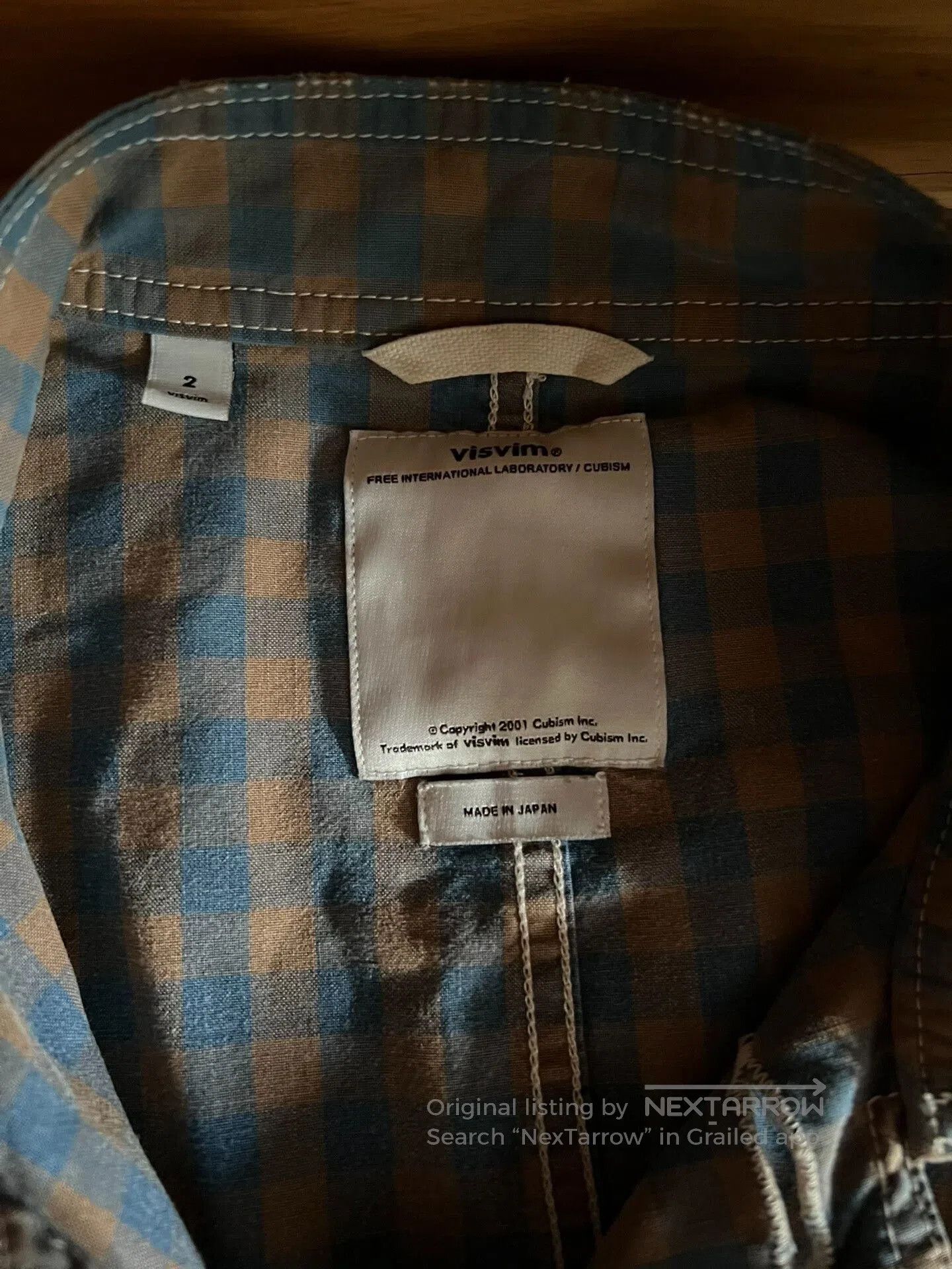 Visvim visvim 2012 blue checkered jacke. Size US M / EU 48-50 / 2 - 9 Thumbnail
