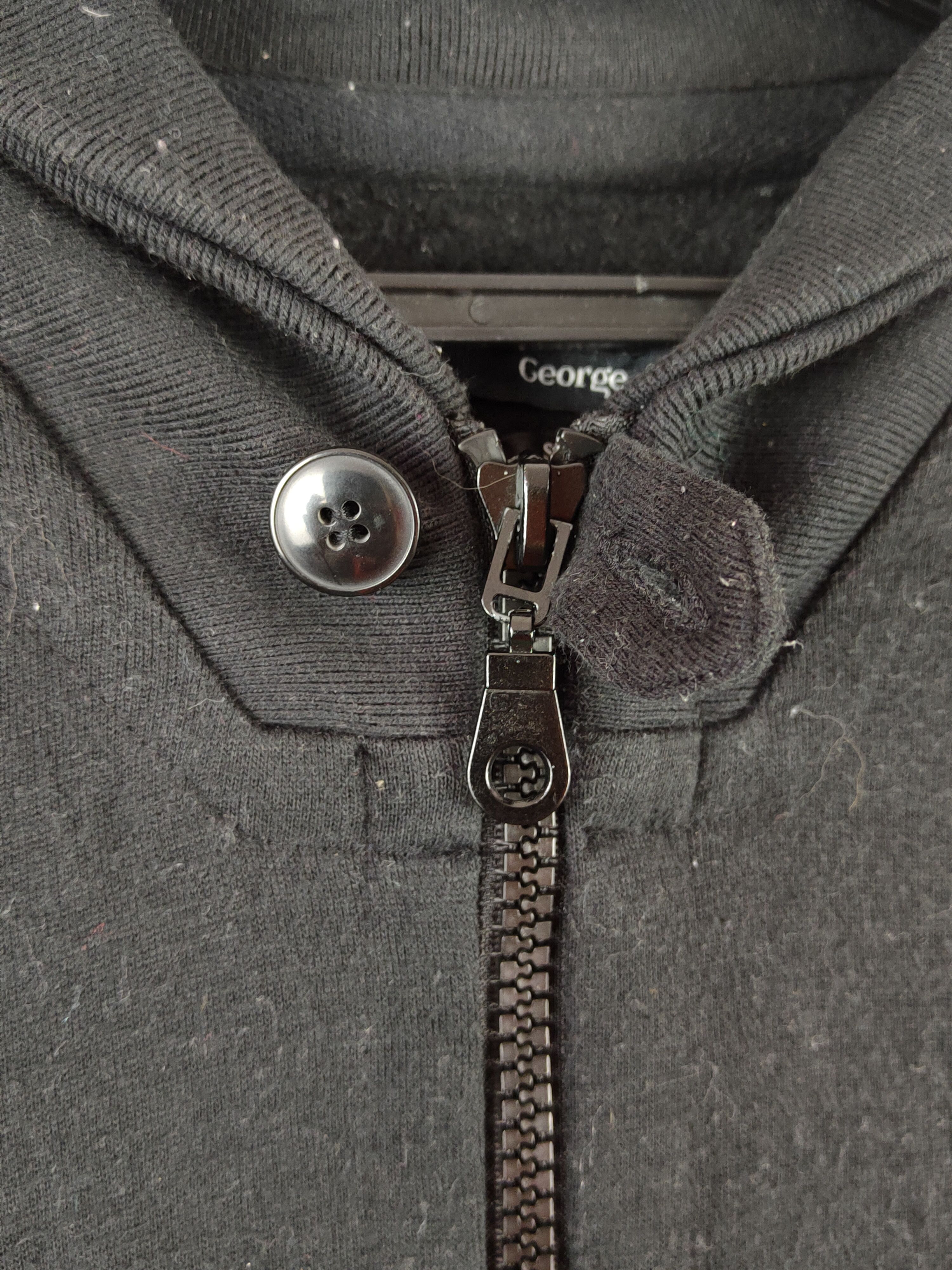 George × Japanese Brand × Vintage George Black ripped distressed Sweaters #S2117 Size US L / EU 52-54 / 3 - 3 Thumbnail