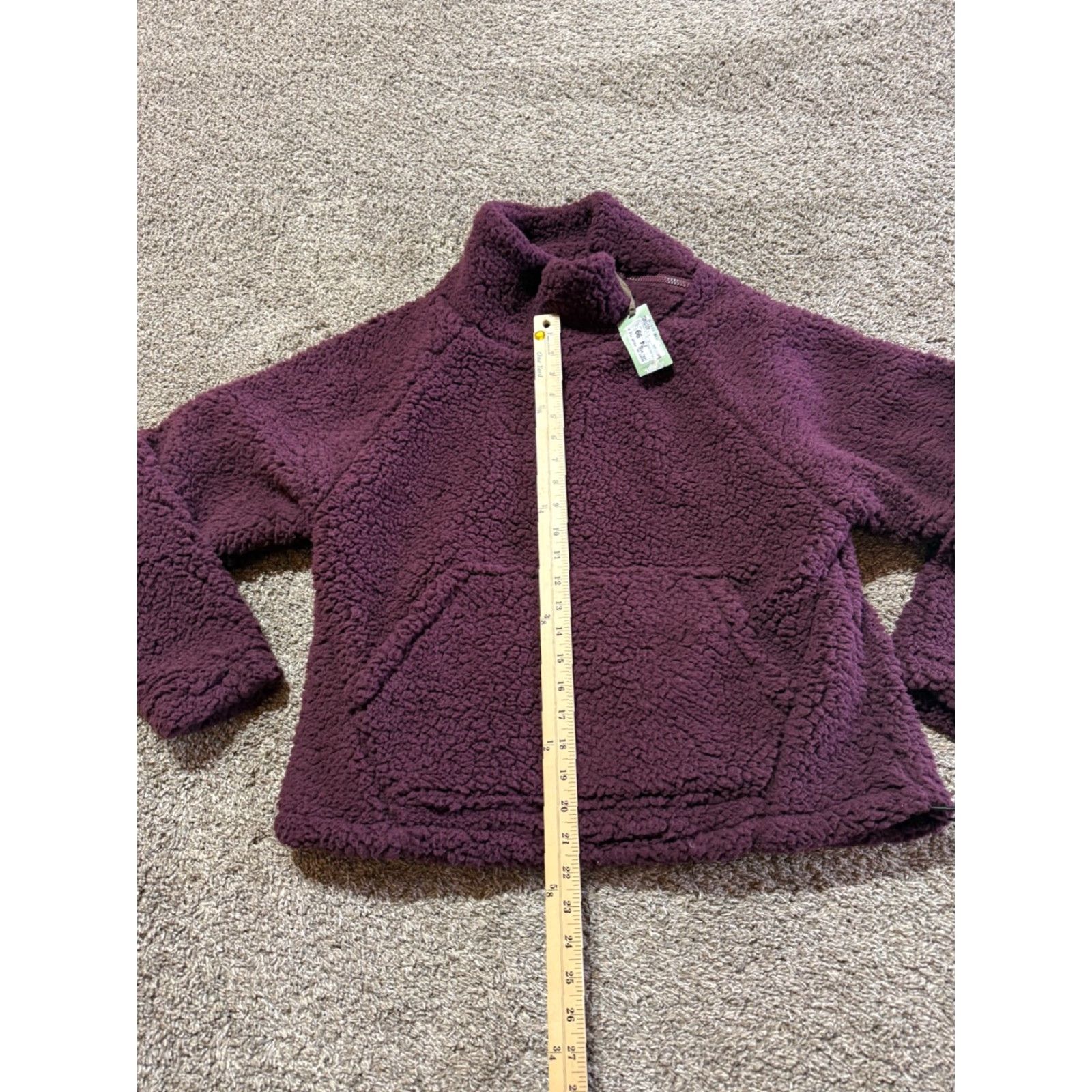 Roper Roper Pullover Sweatshirt Womens Size M Red Sherpa Polar Fleece Long Sleeve Zip Cold Weather Activewear Size M / US 6-8 / IT 42-44 - 6 Thumbnail