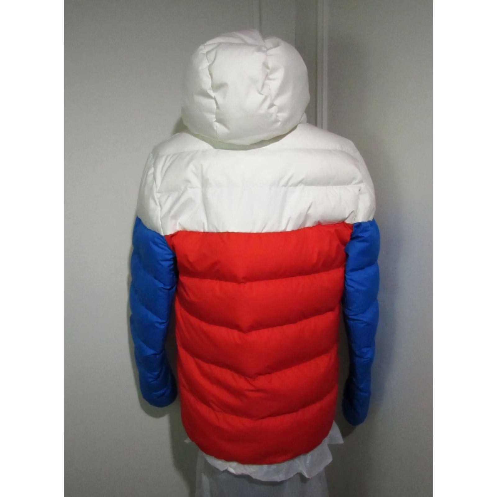 Nike Nike Duck Down Filled Red White Blue Hooded Puffer Jacket Bubble Coat Men Medium Size US M / EU 48-50 / 2 - 4 Thumbnail