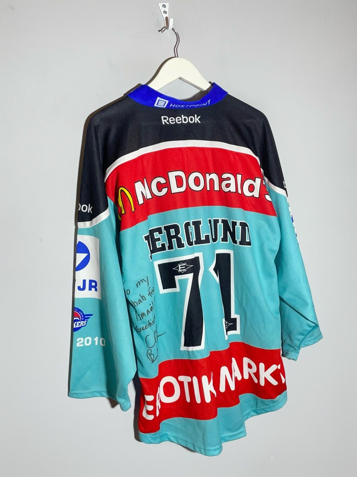 NHL SC Rapperswil Jona Lakers 2009/10 Blue Ice Hockey Size US L / EU 52-54 / 3 - 8 Thumbnail
