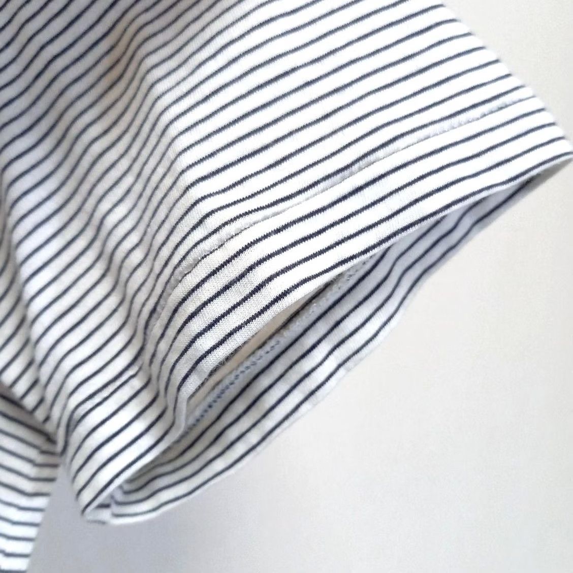 Ralph Lauren RRL Ralph Lauren T-Shirt Mens M Navy White Striped Cotton Anchor Marin Used Size US M / EU 48-50 / 2 - 4 Thumbnail