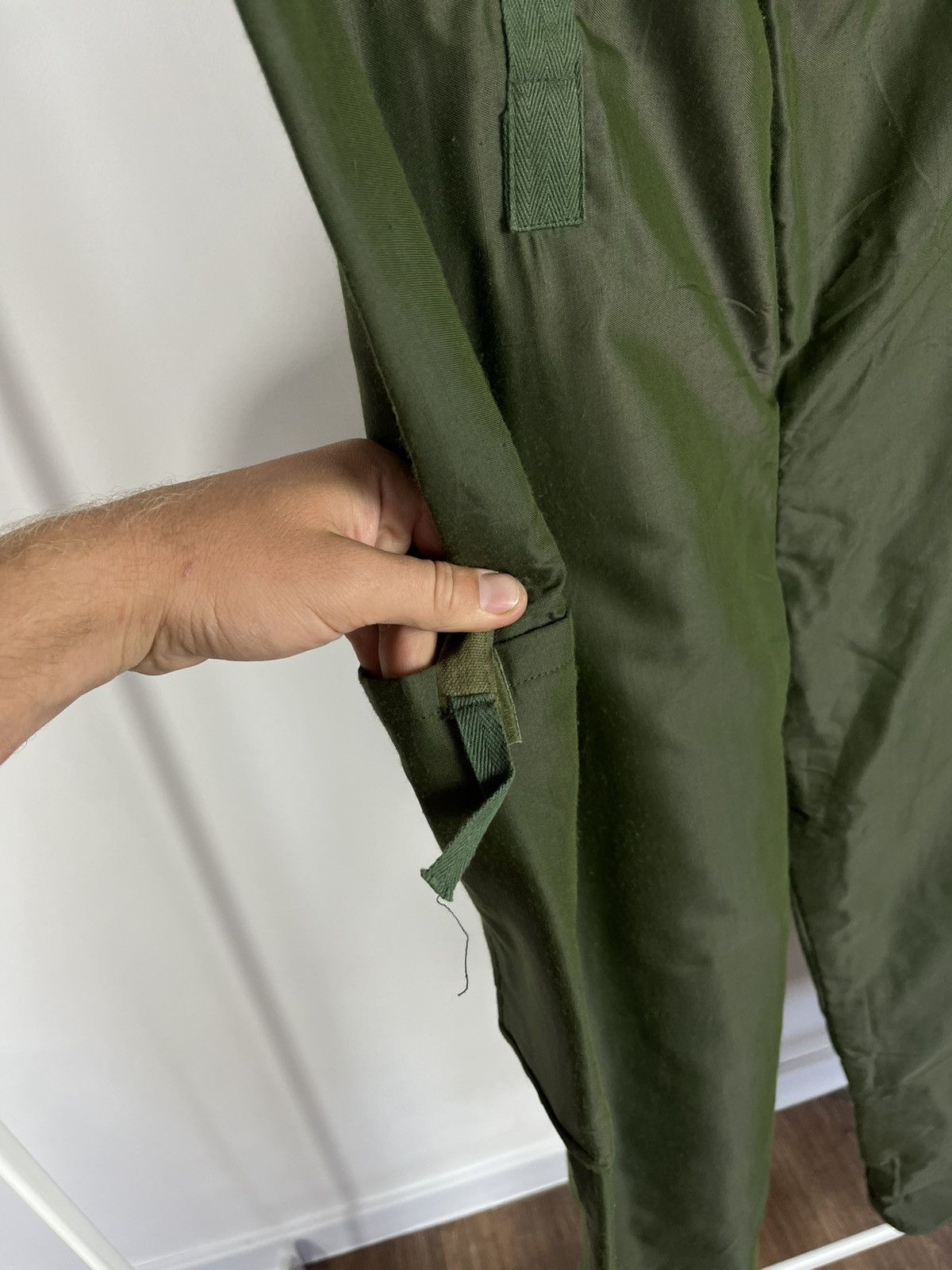 Other Vintage 1982 British Army NBC Mk3 Protective Trousers Green Size US 32 / EU 48 - 7 Thumbnail