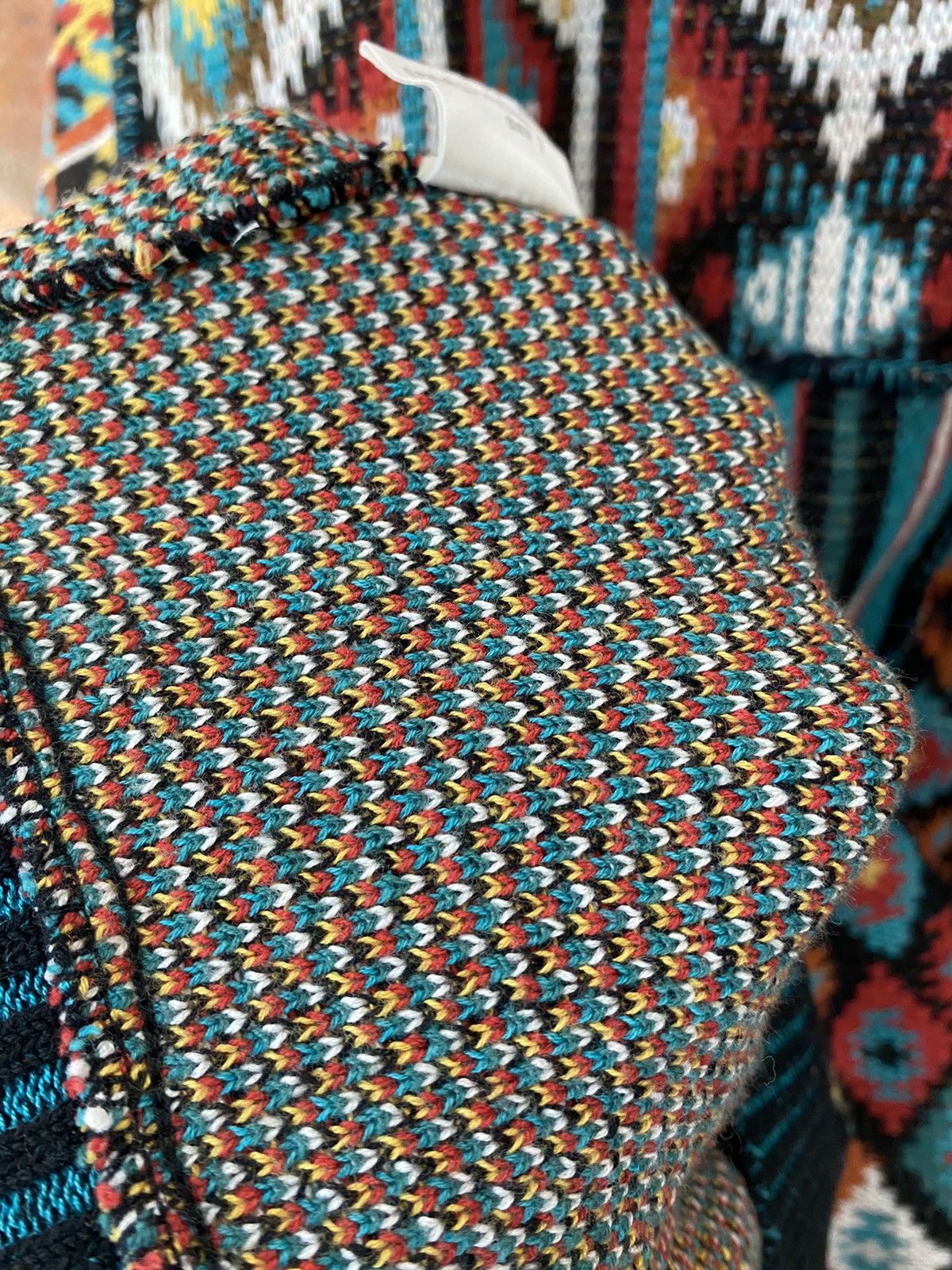 Yoshiyuki Konishi 1980sYoshiyuki Konishi FICCE iconic patchwork knit Size US L / EU 52-54 / 3 - 15 Thumbnail
