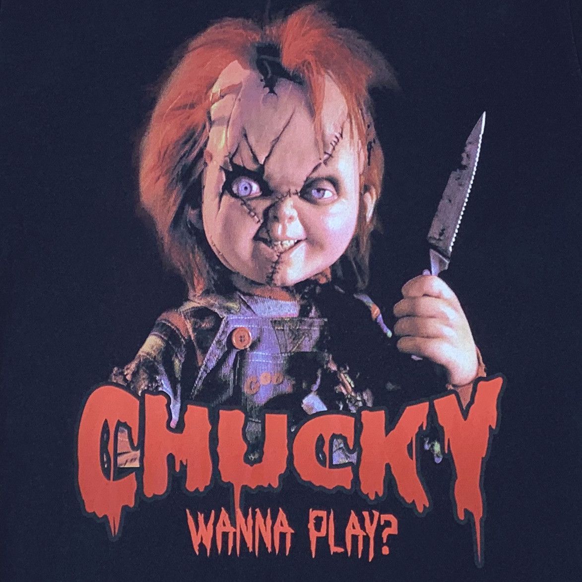 Other Y2K CHUCKY T shirt Movie Tee Horror Official Wanna Play? Size US S / EU 44-46 / 1 - 3 Thumbnail