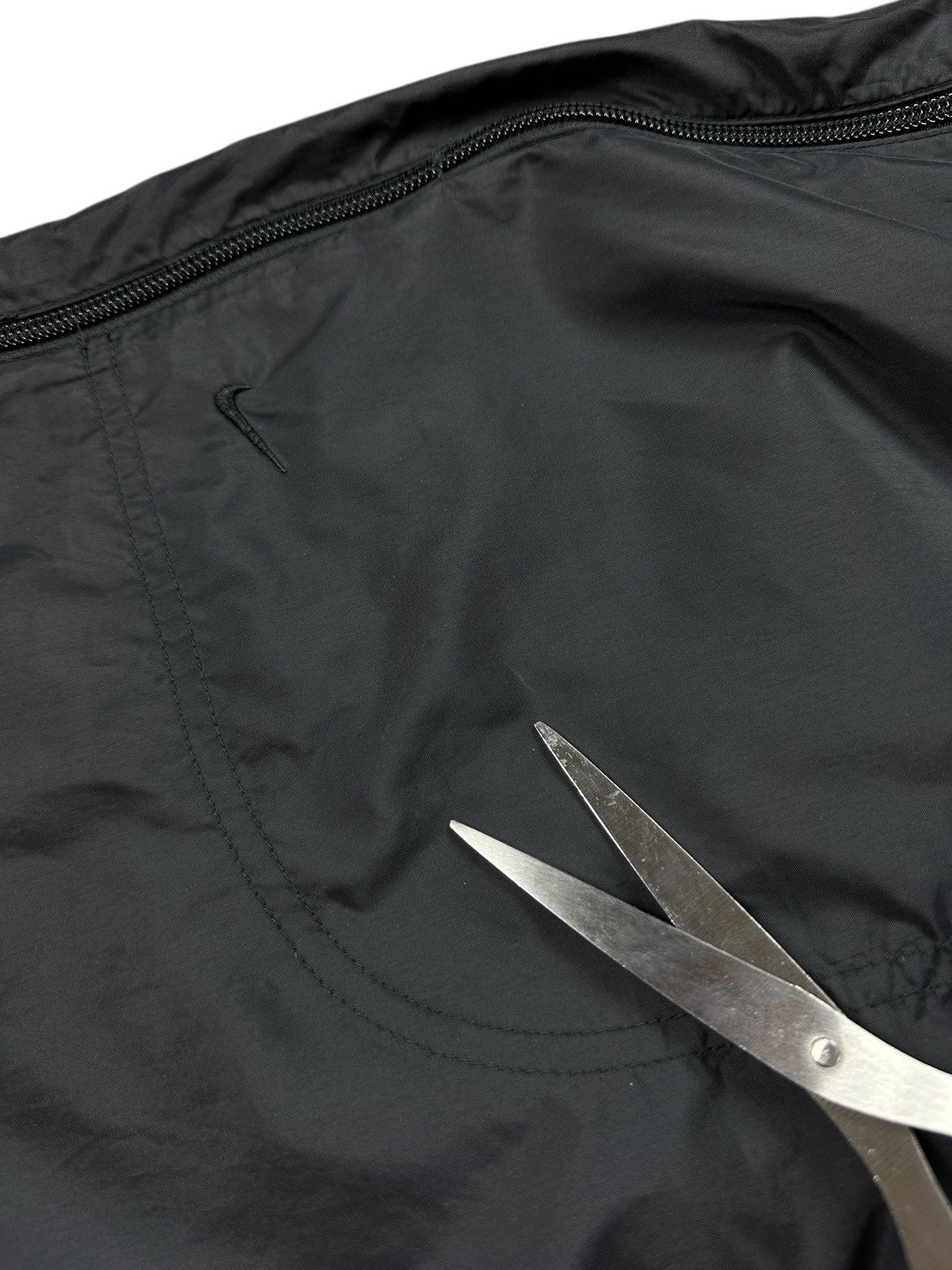 Nike × Vintage Vintage Y2K Nike Big Logo Full Zip Nylon Shorts Size US 32 / EU 48 - 12 Thumbnail