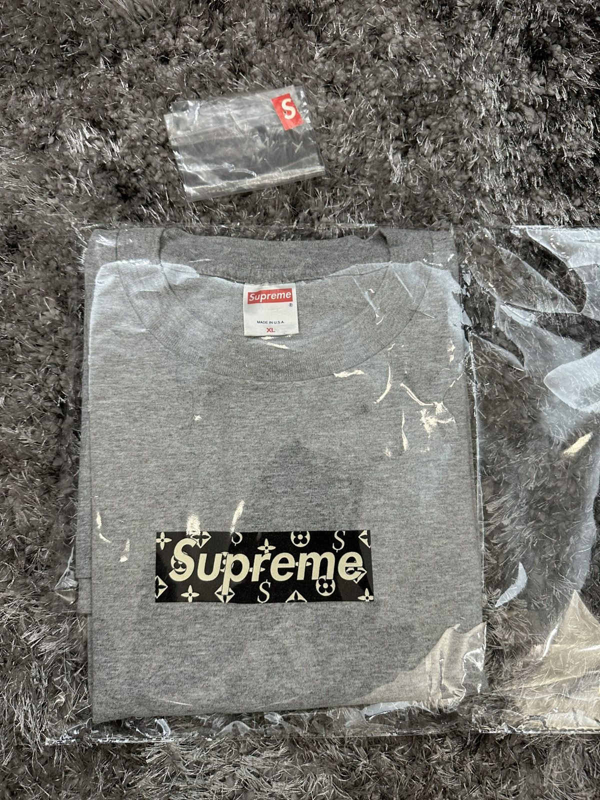 Supreme Supreme LV Monogram Box Logo Cease And Desist Tee S/S 2000 Size US XL / EU 56 / 4 - 5 Thumbnail