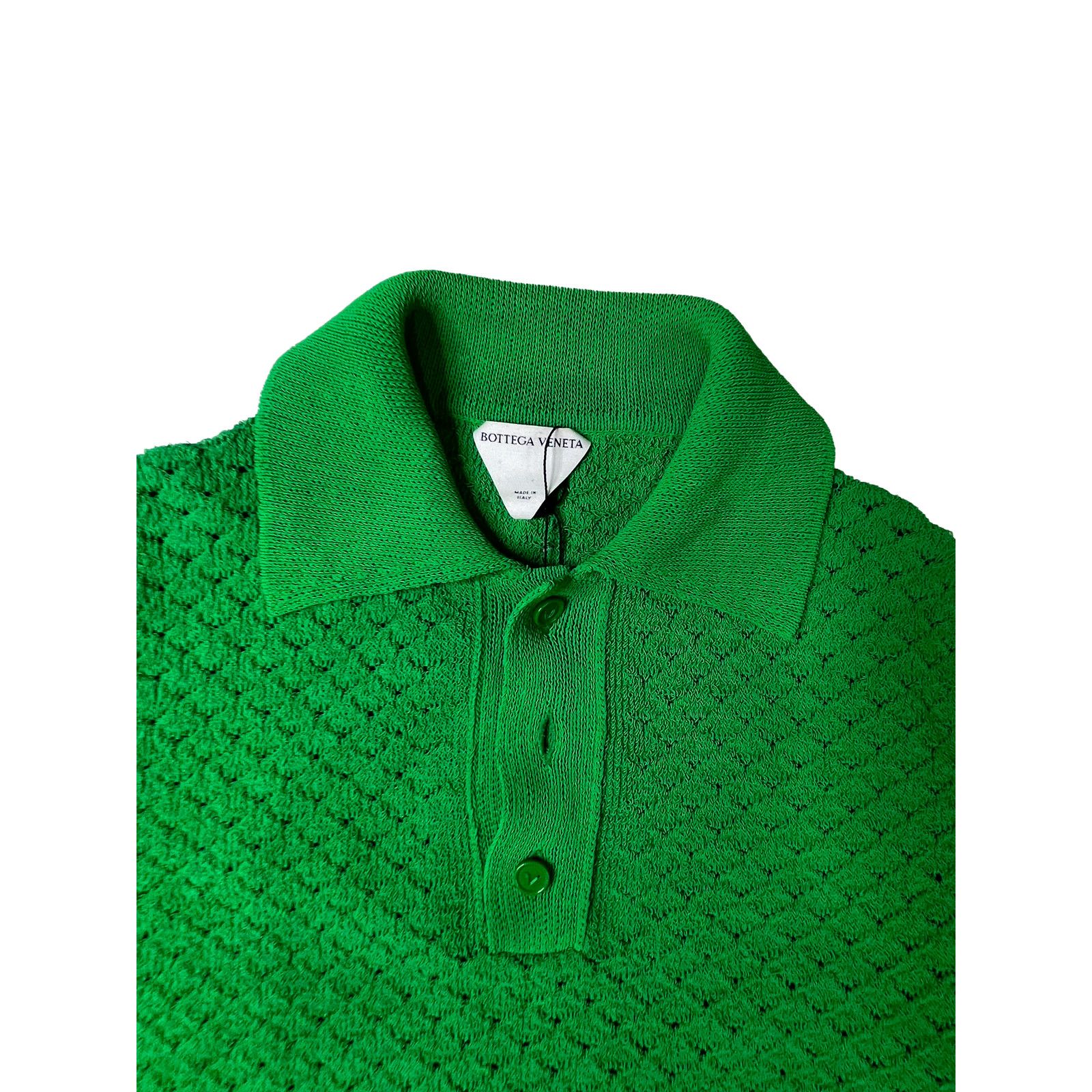 Bottega Veneta Bottega Veneta Crochet Green Shirt Size US S / EU 44-46 / 1 - 3 Thumbnail